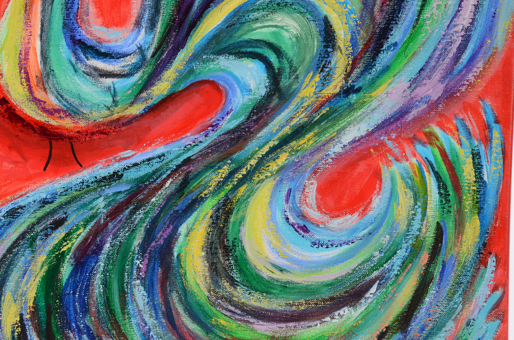 Diane Pape Original Acrylic Painting "Georgette"