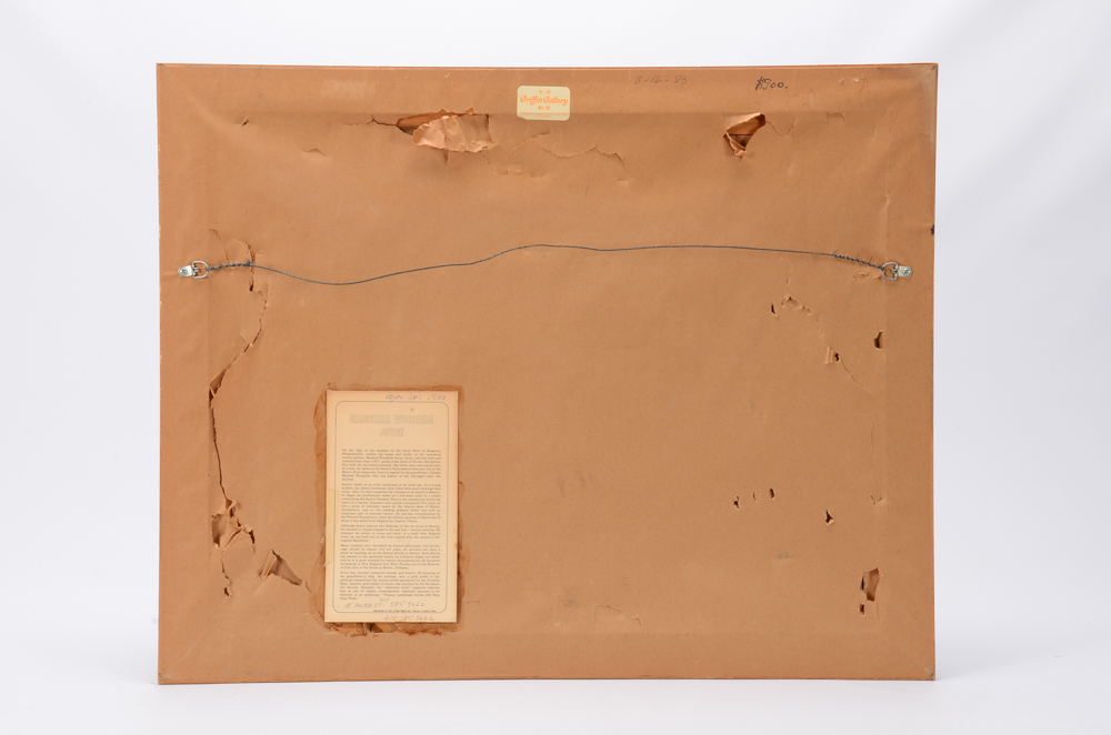 Marshall Woodside Joyce Oil Painting of a Seascape