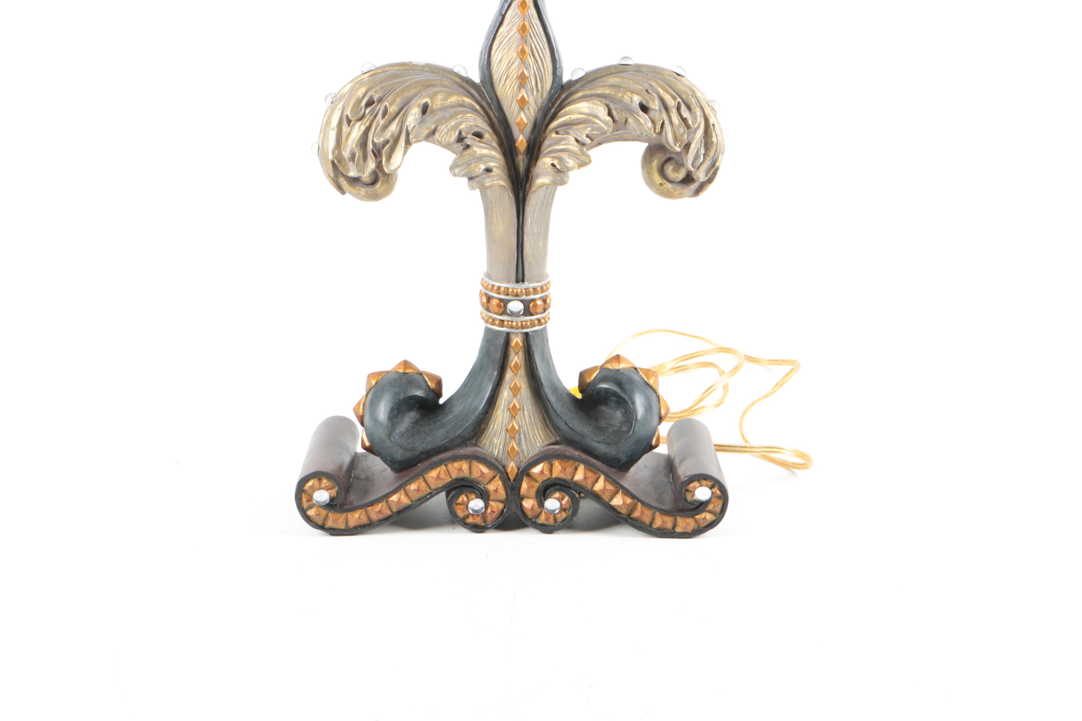 Hollywood Regency Style Table Lamp