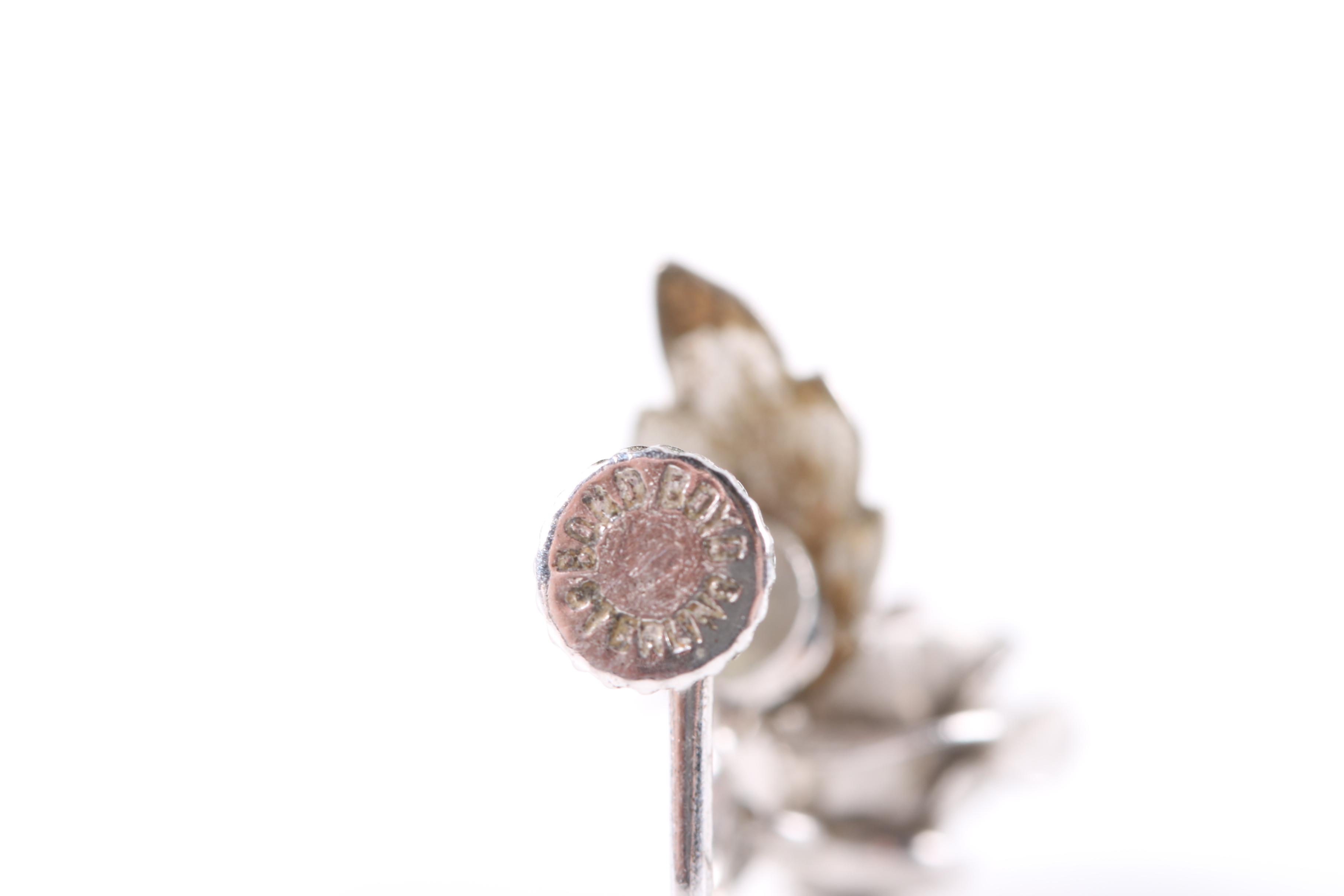 Vintage Sterling Silver Earrings Including Beau