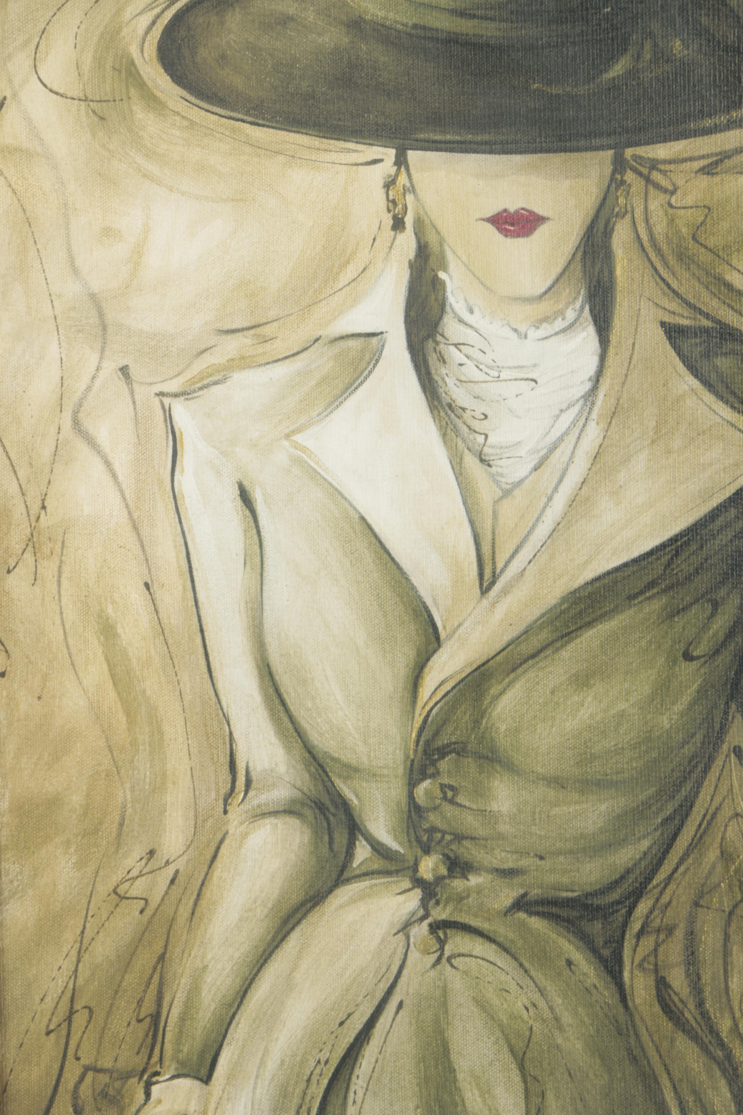 Giclée After Diego of a Fashionable Woman