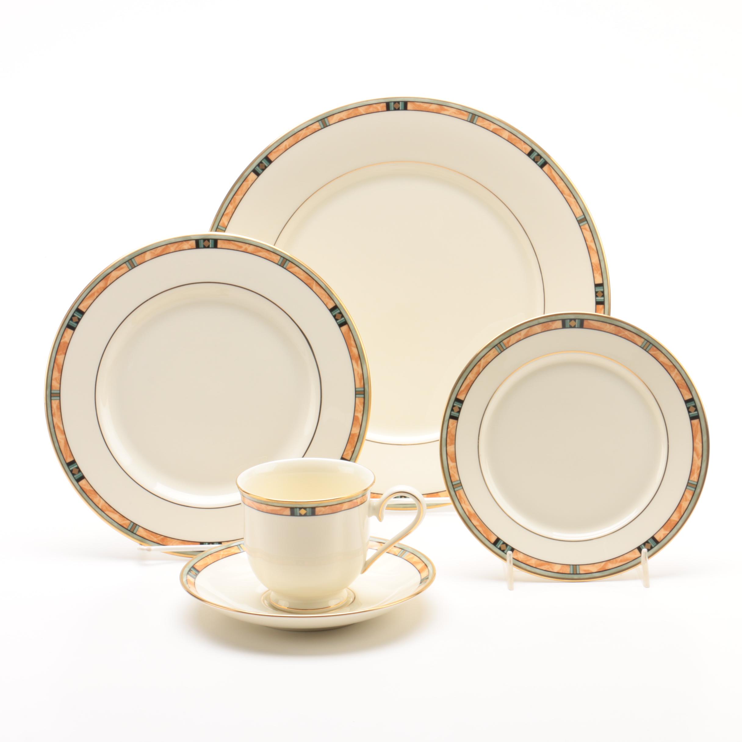 Lenox "Desert Jewel" Porcelain Place Setting, 1997-2000
