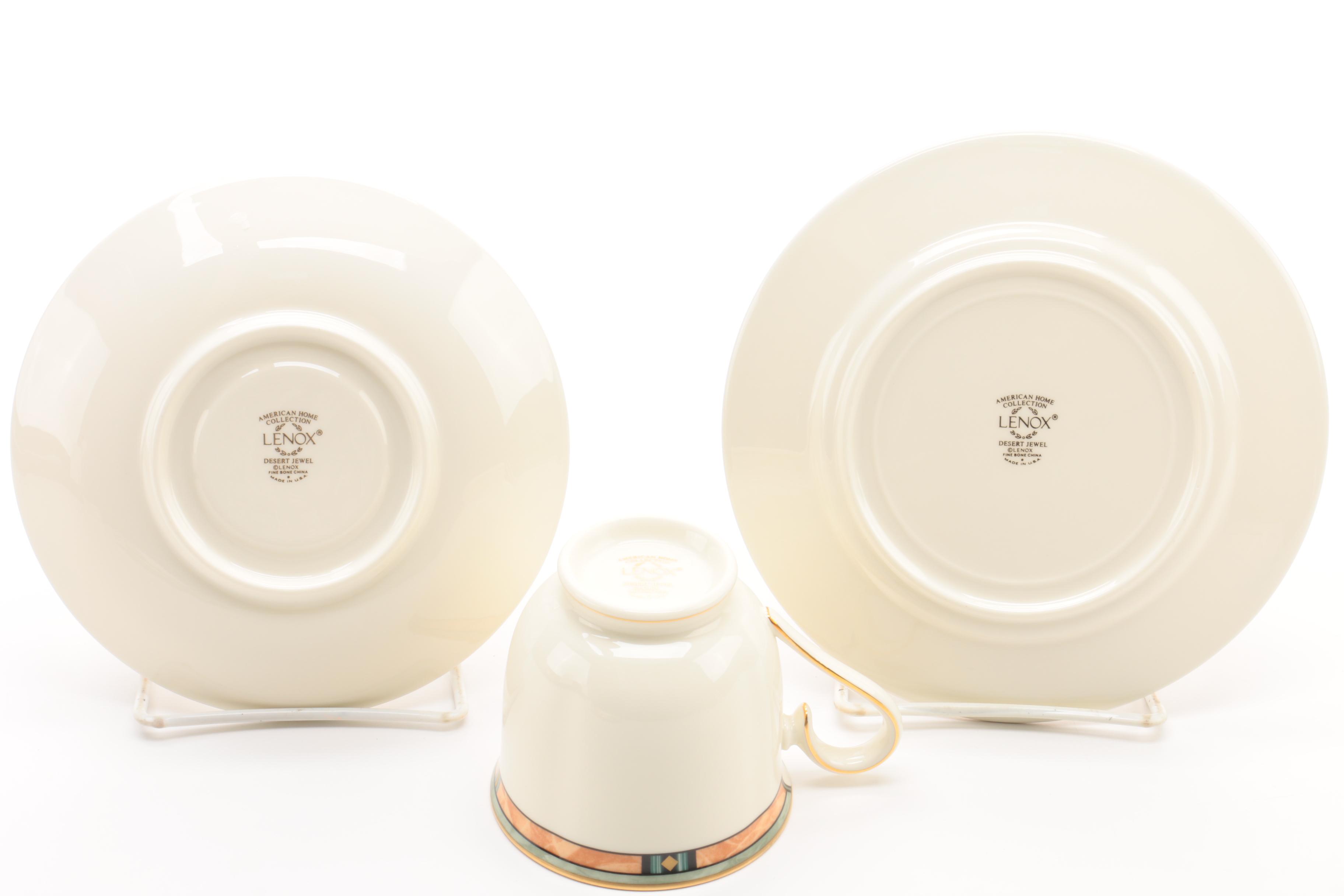 Lenox "Desert Jewel" Porcelain Place Setting, 1997-2000