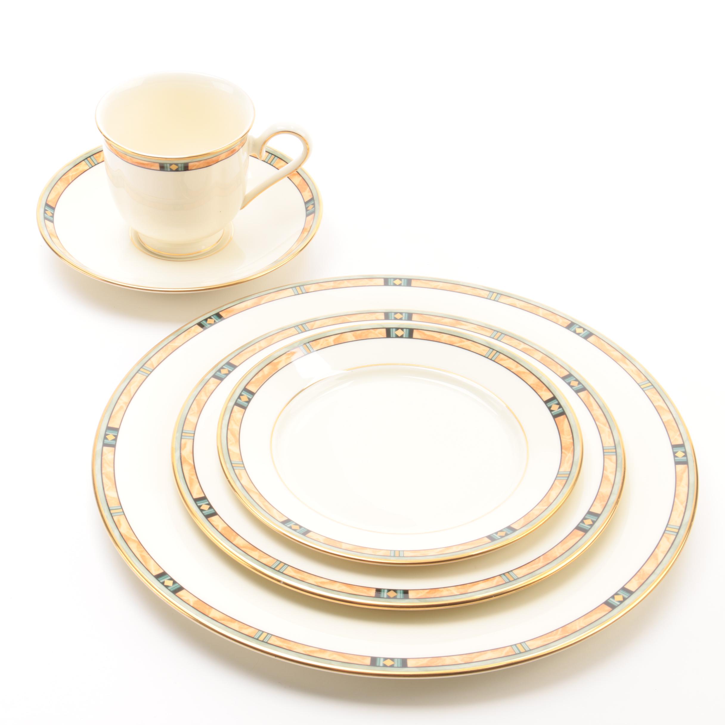 Lenox "Desert Jewel" Porcelain Place Setting, 1997-2000
