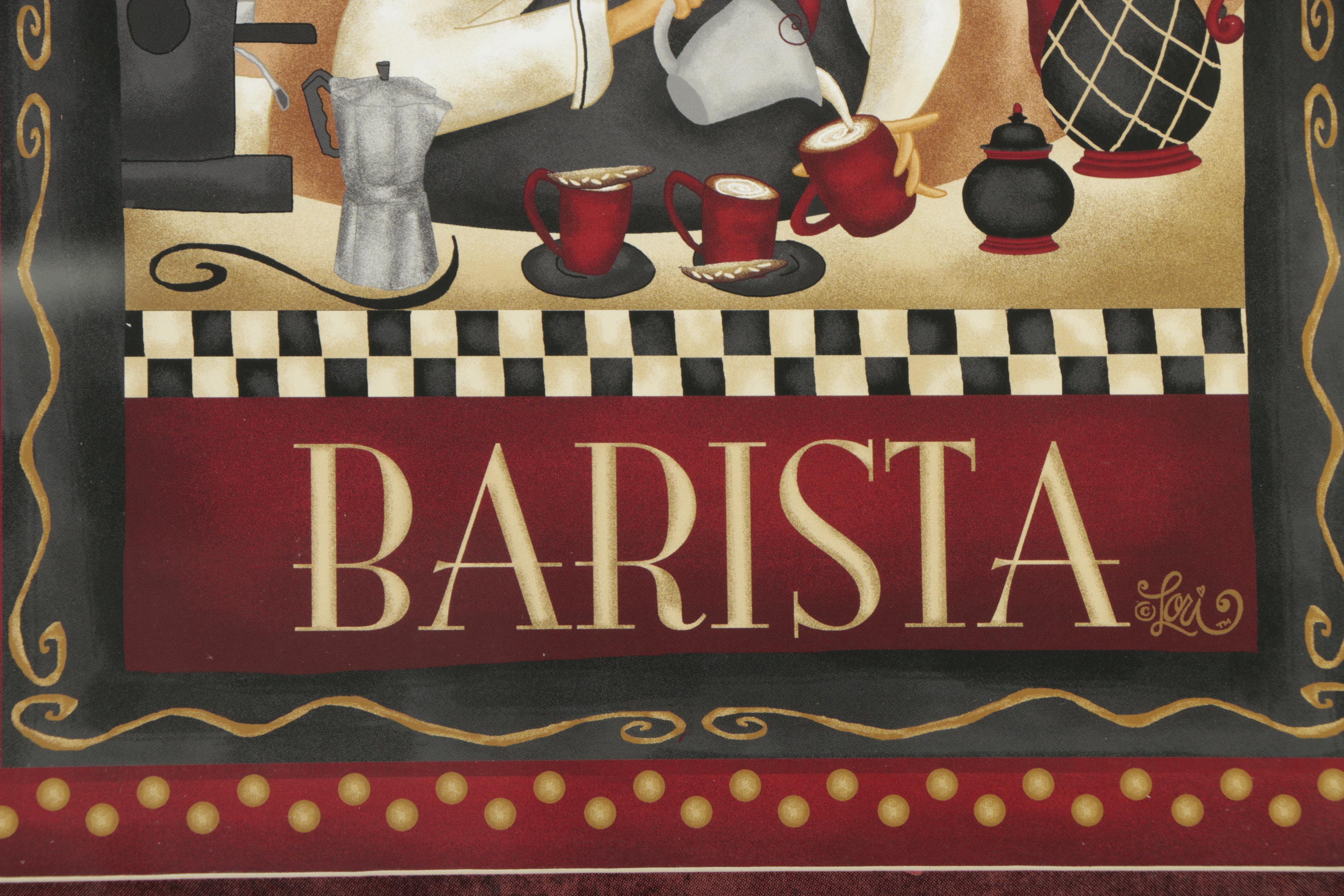 Offset Lithograph After Lori "Barista"