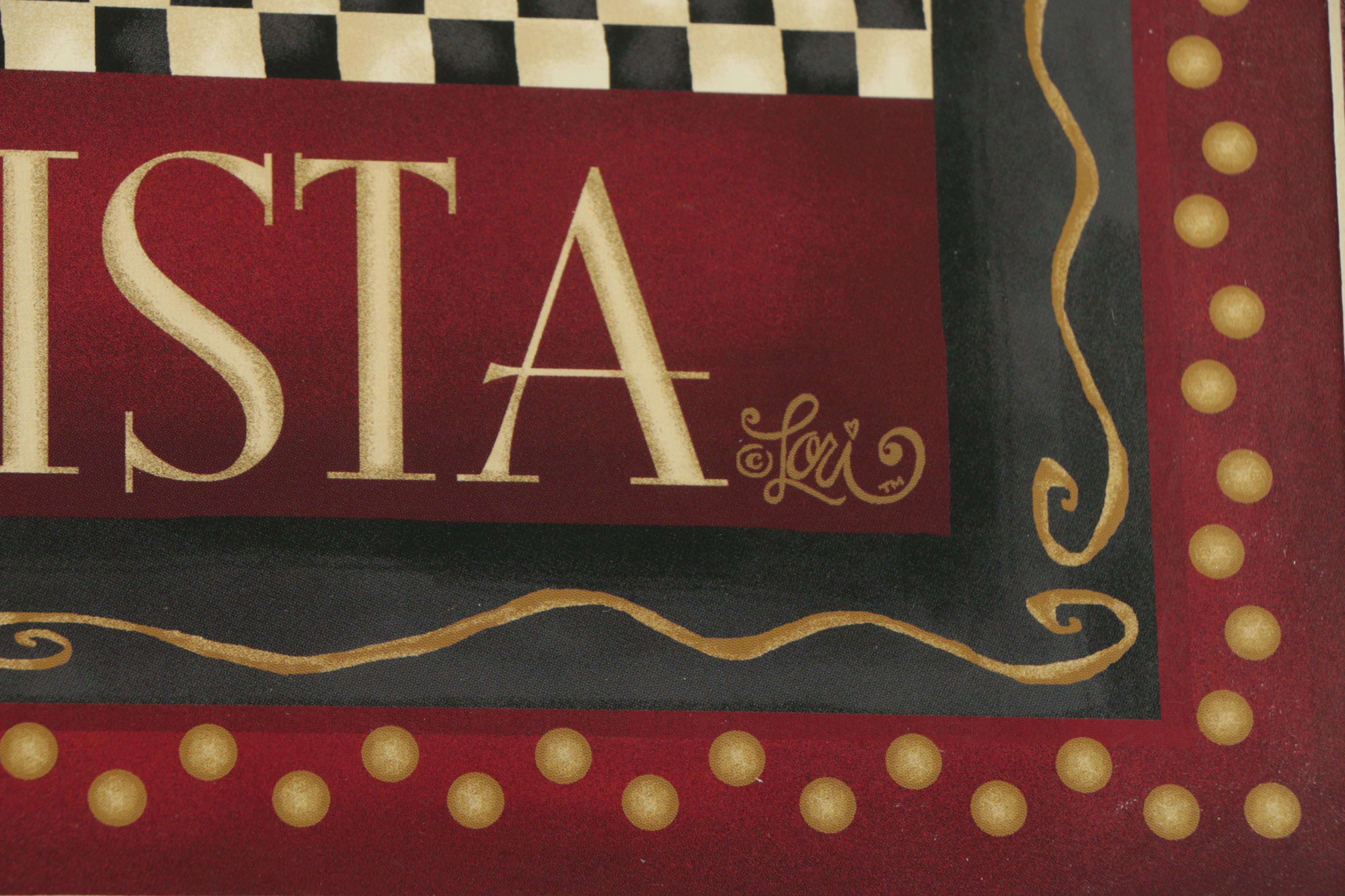 Offset Lithograph After Lori "Barista"