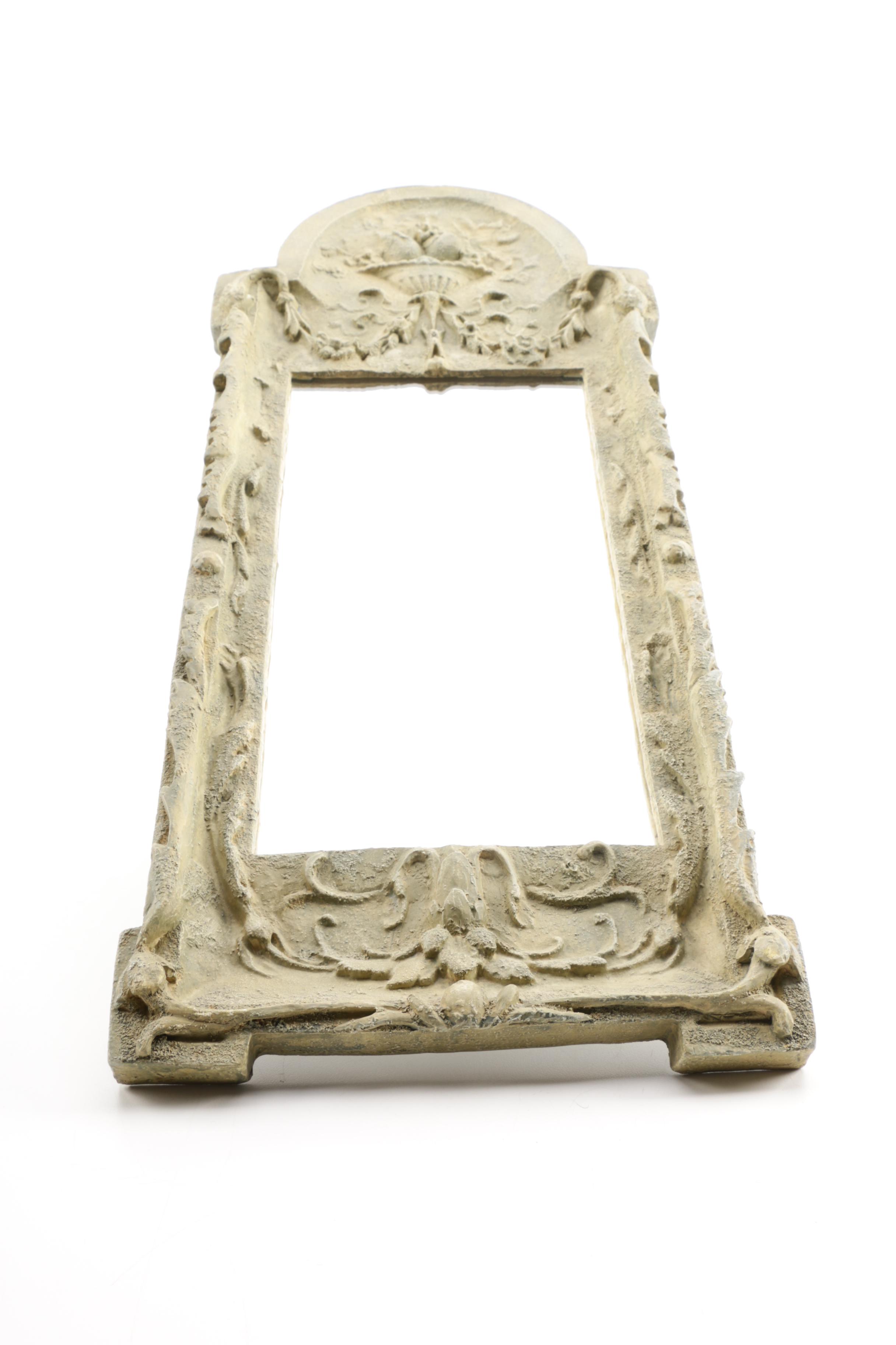 Embossed Plaques, Frame, and Vase