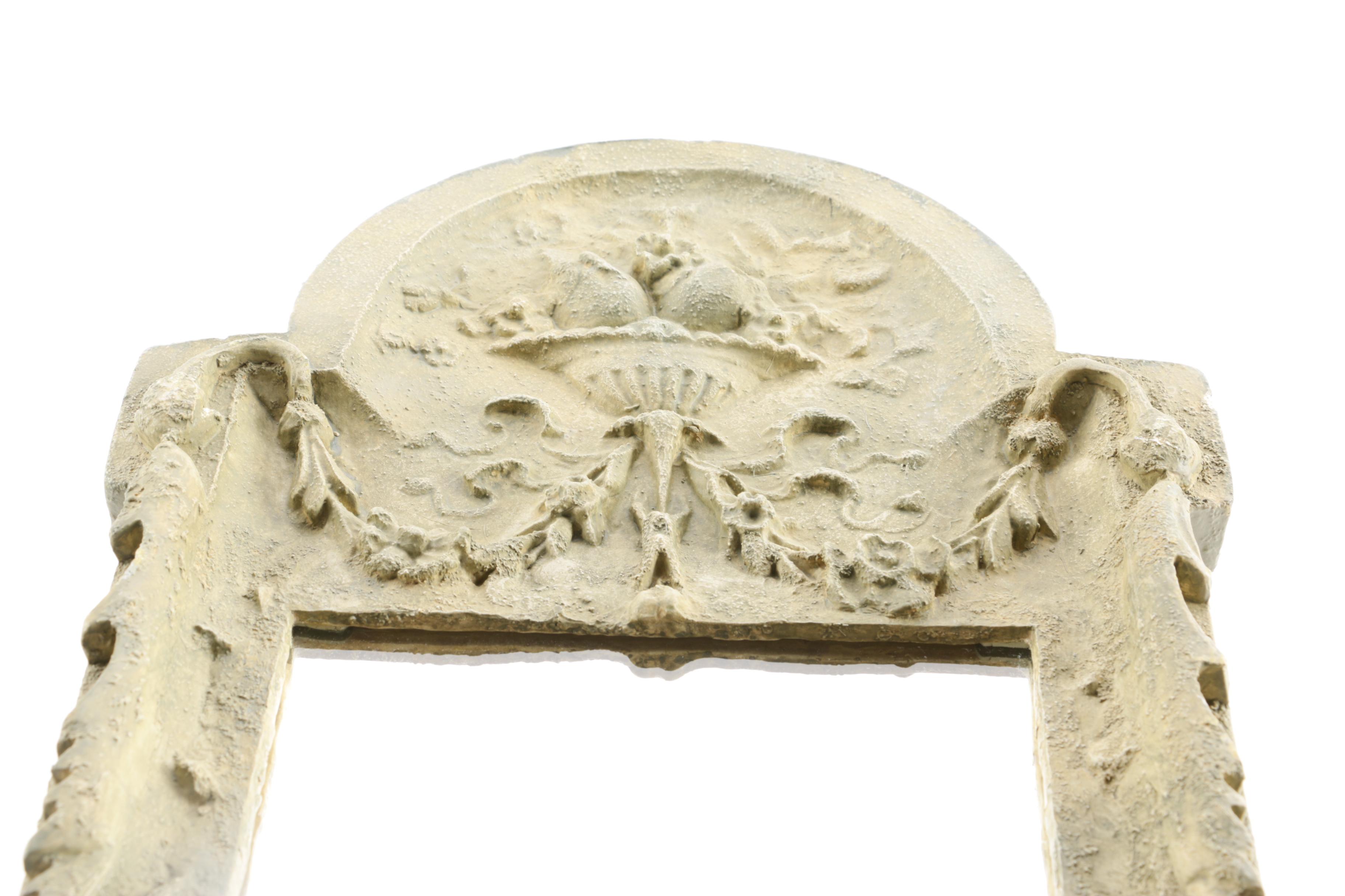 Embossed Plaques, Frame, and Vase