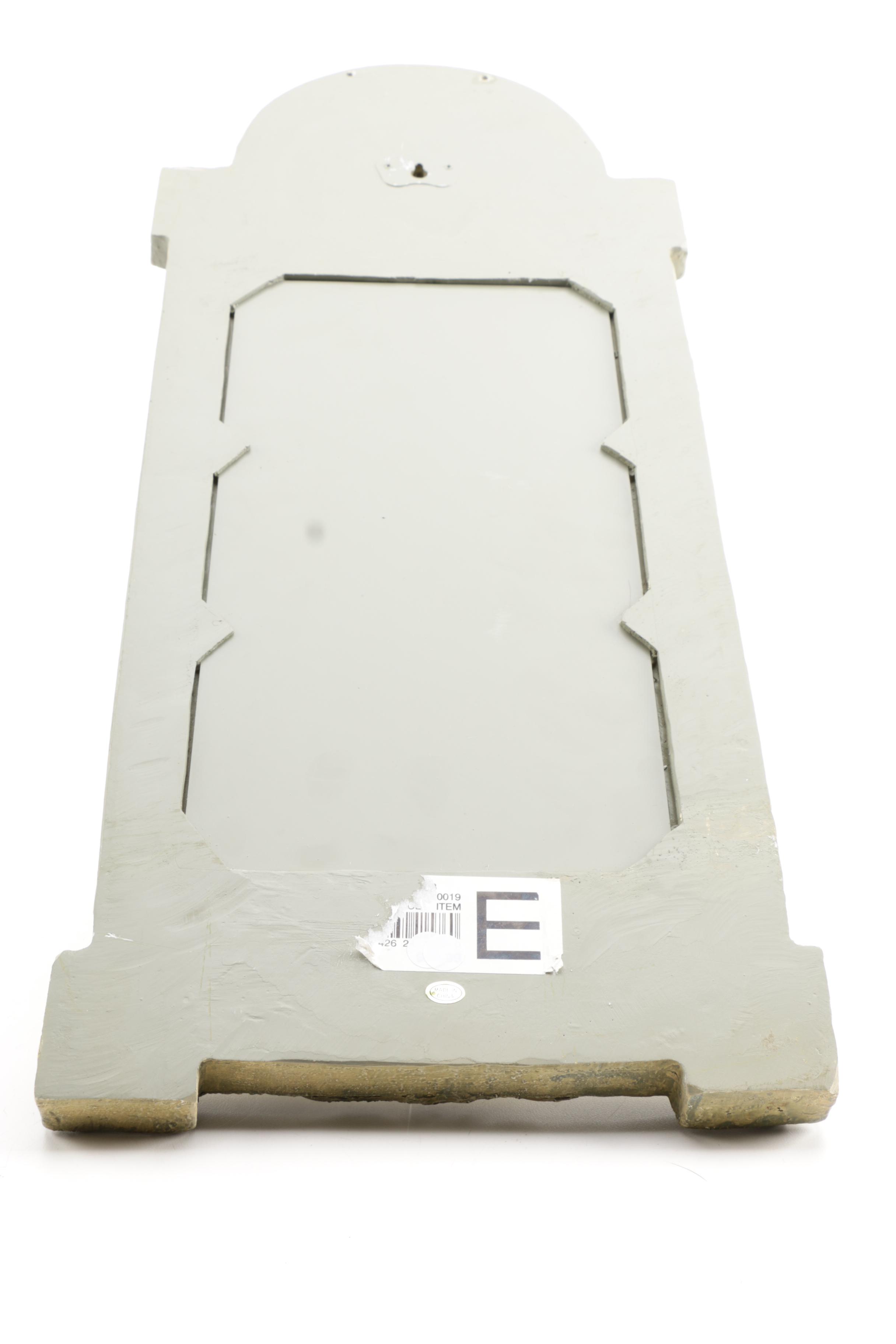 Embossed Plaques, Frame, and Vase