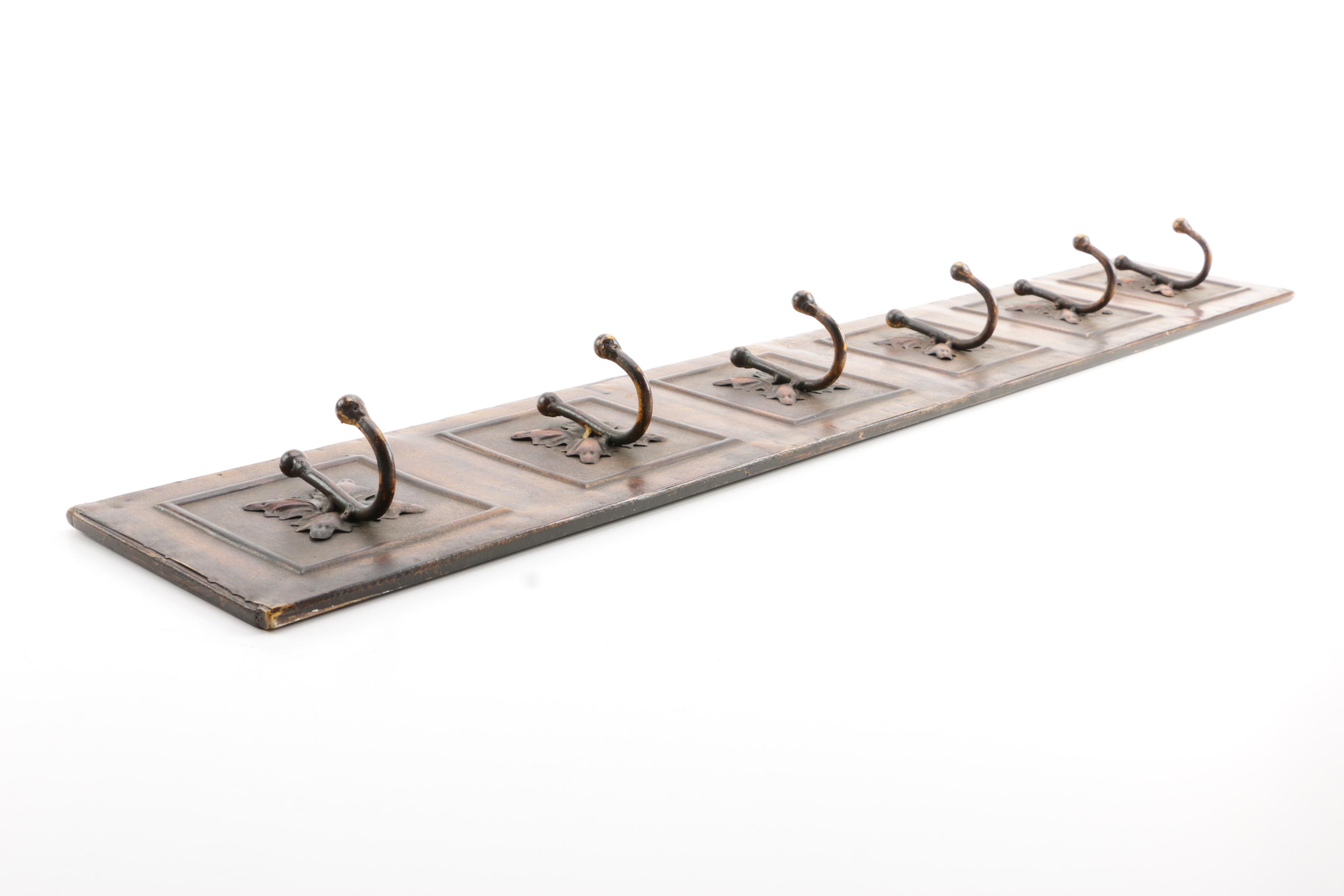 Metal Wall Coat Rack