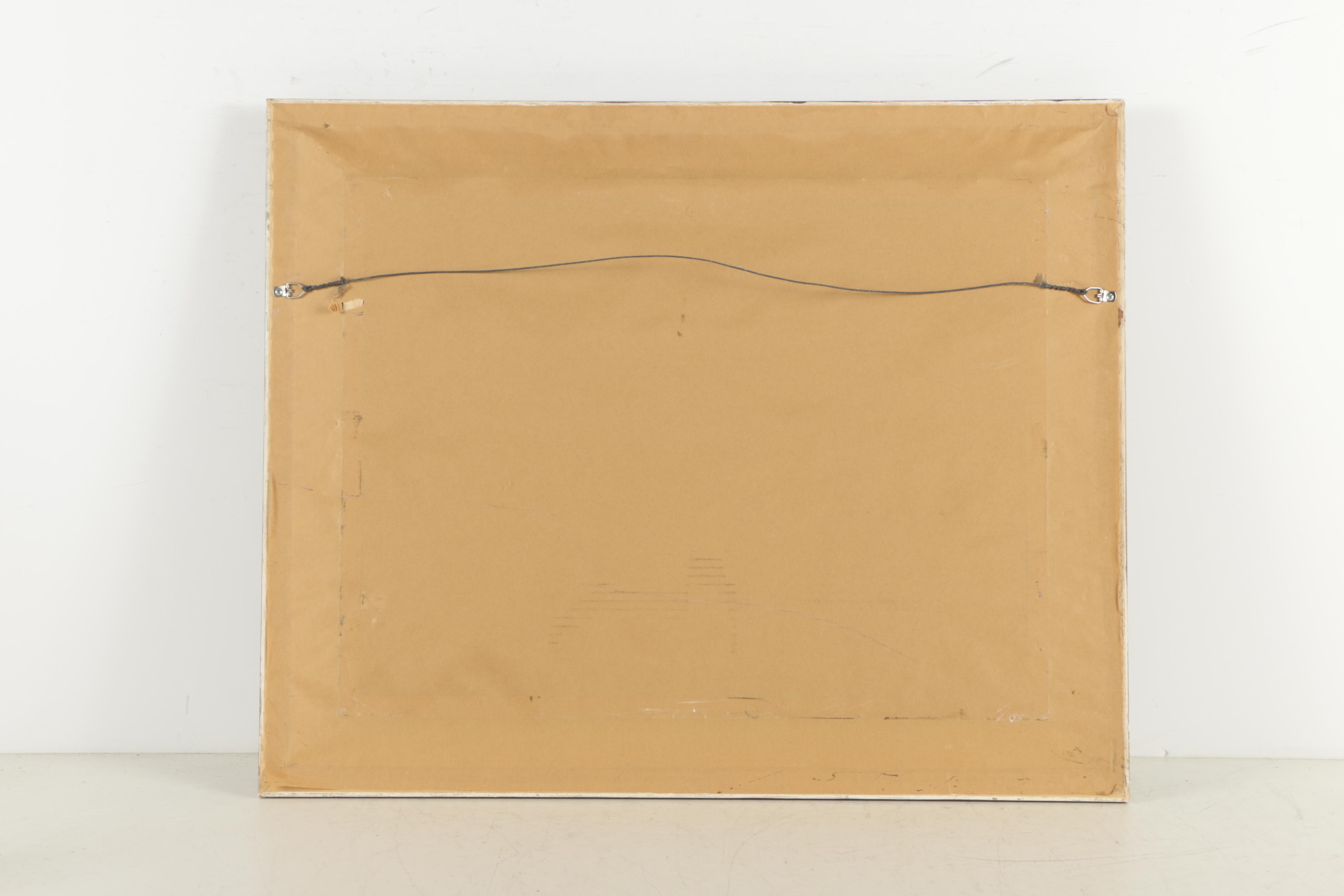 Offset Lithograph After Marcia Banks "On the Terrace"