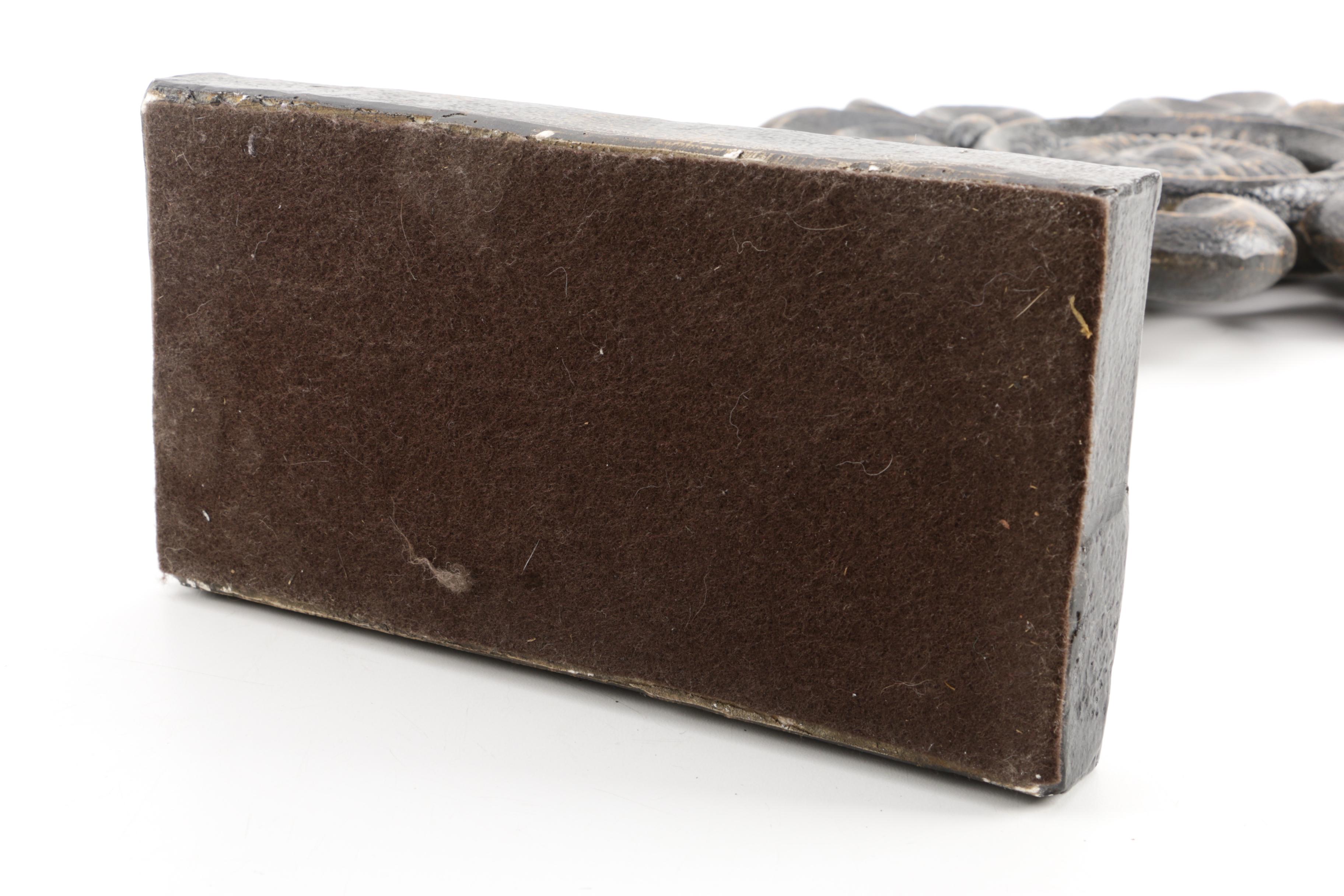 Metal Cross Figure with Tassels