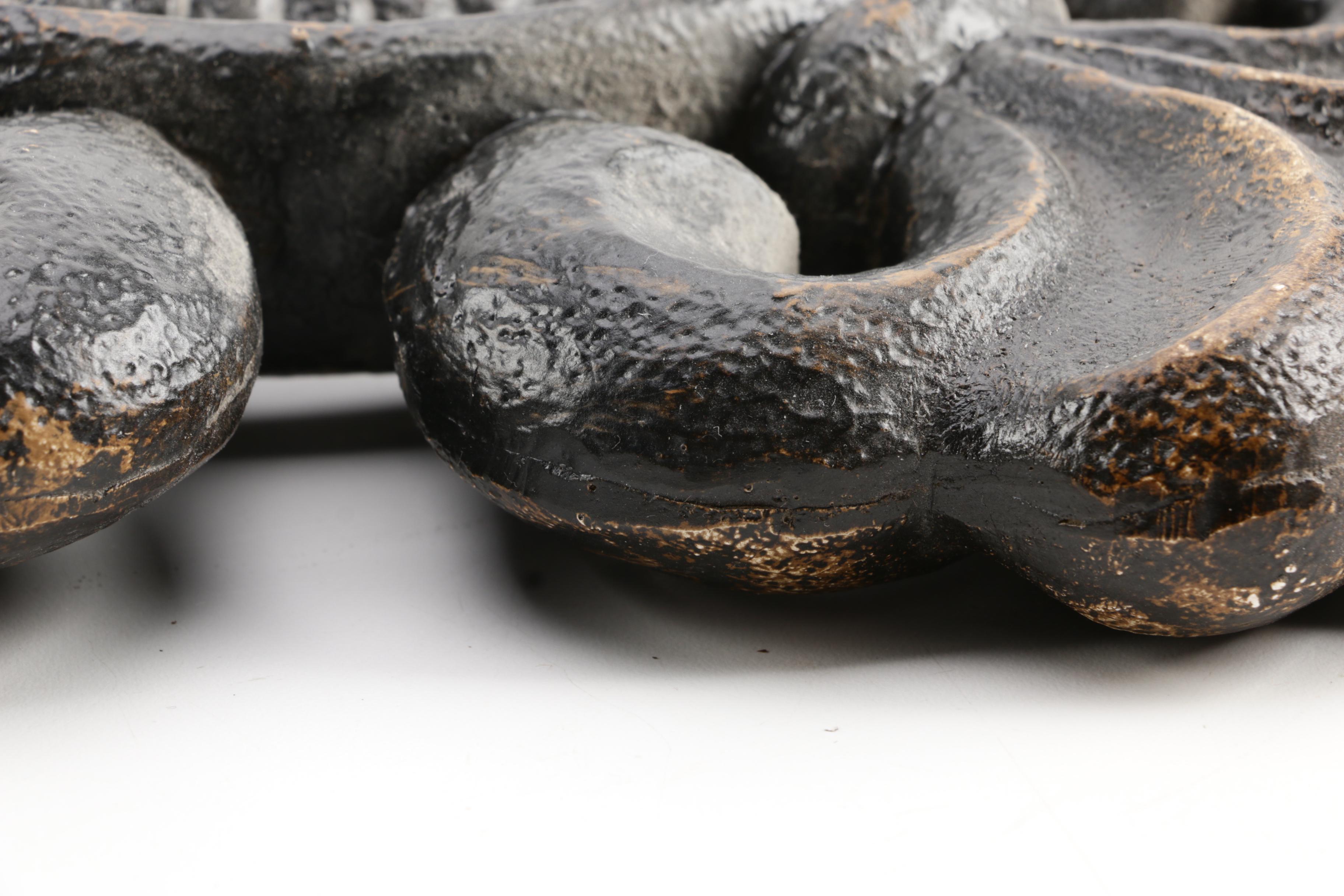 Metal Cross Figure with Tassels