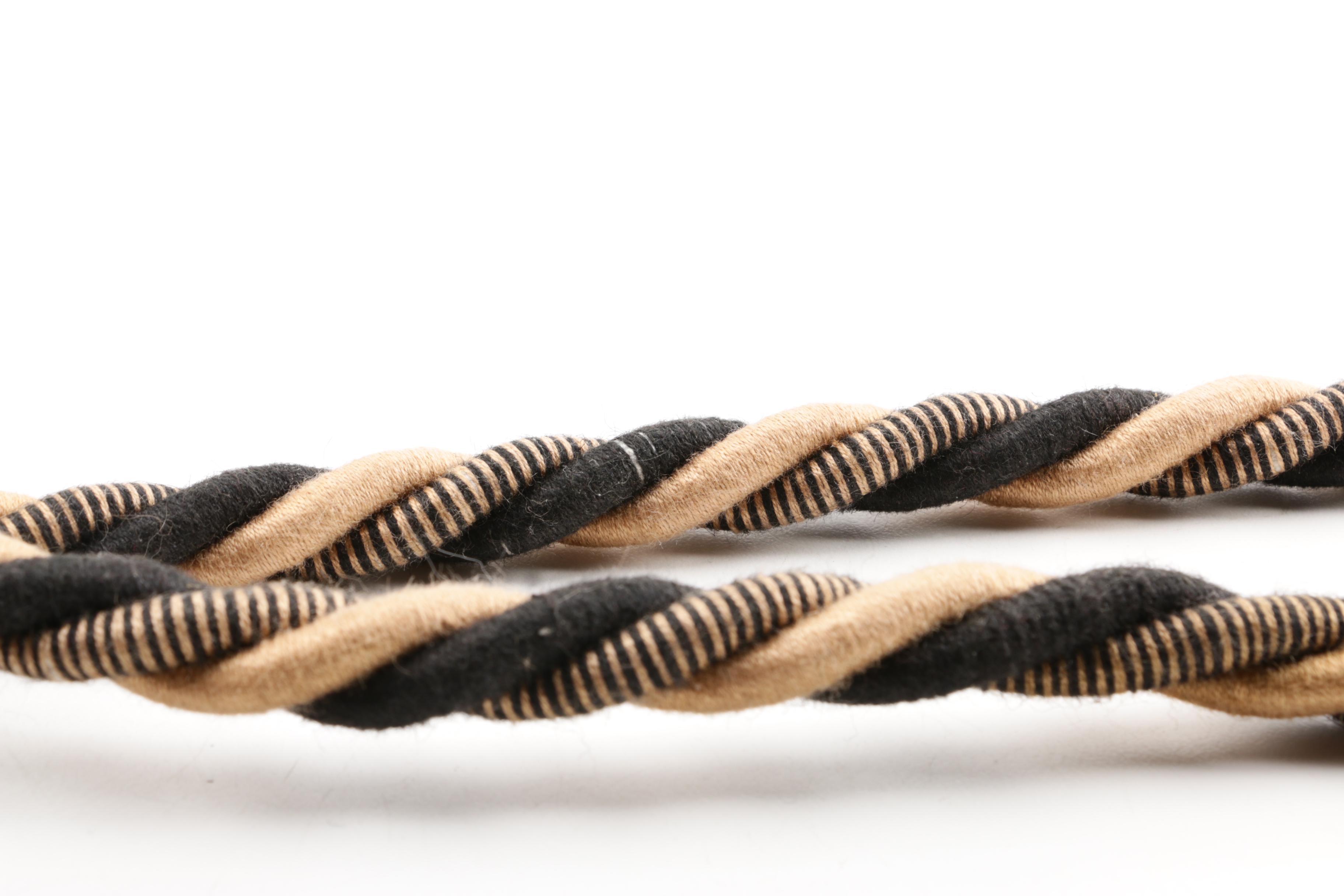 Metal Cross Figure with Tassels