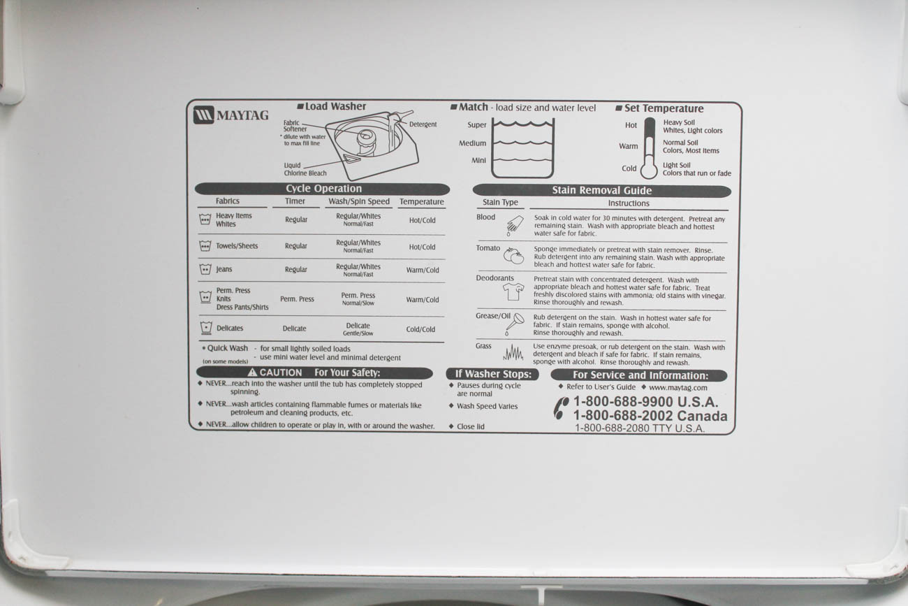 Maytag "Atlantis" Washer and Dryer