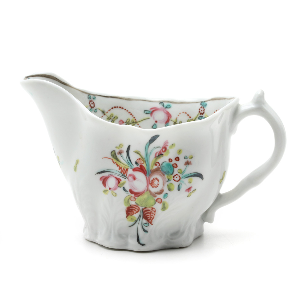Rare John Rose Caughley Coalport "Chelsea Ewer" Sauce Boat C. 1800