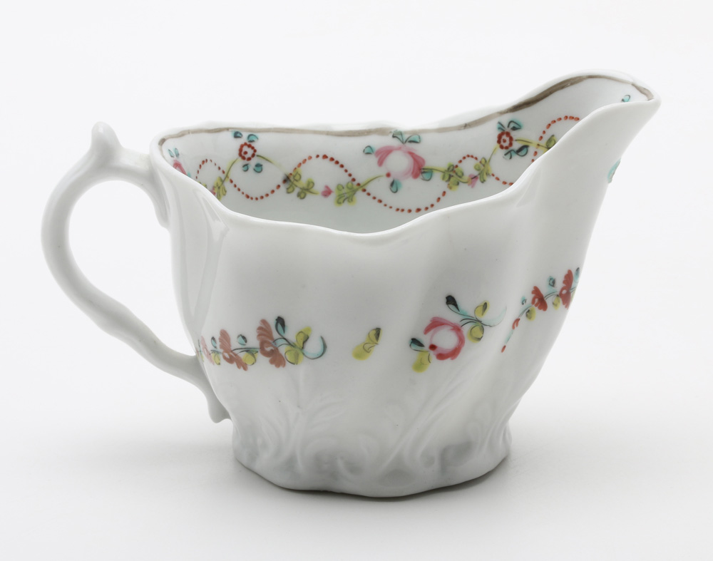 Rare John Rose Caughley Coalport "Chelsea Ewer" Sauce Boat C. 1800