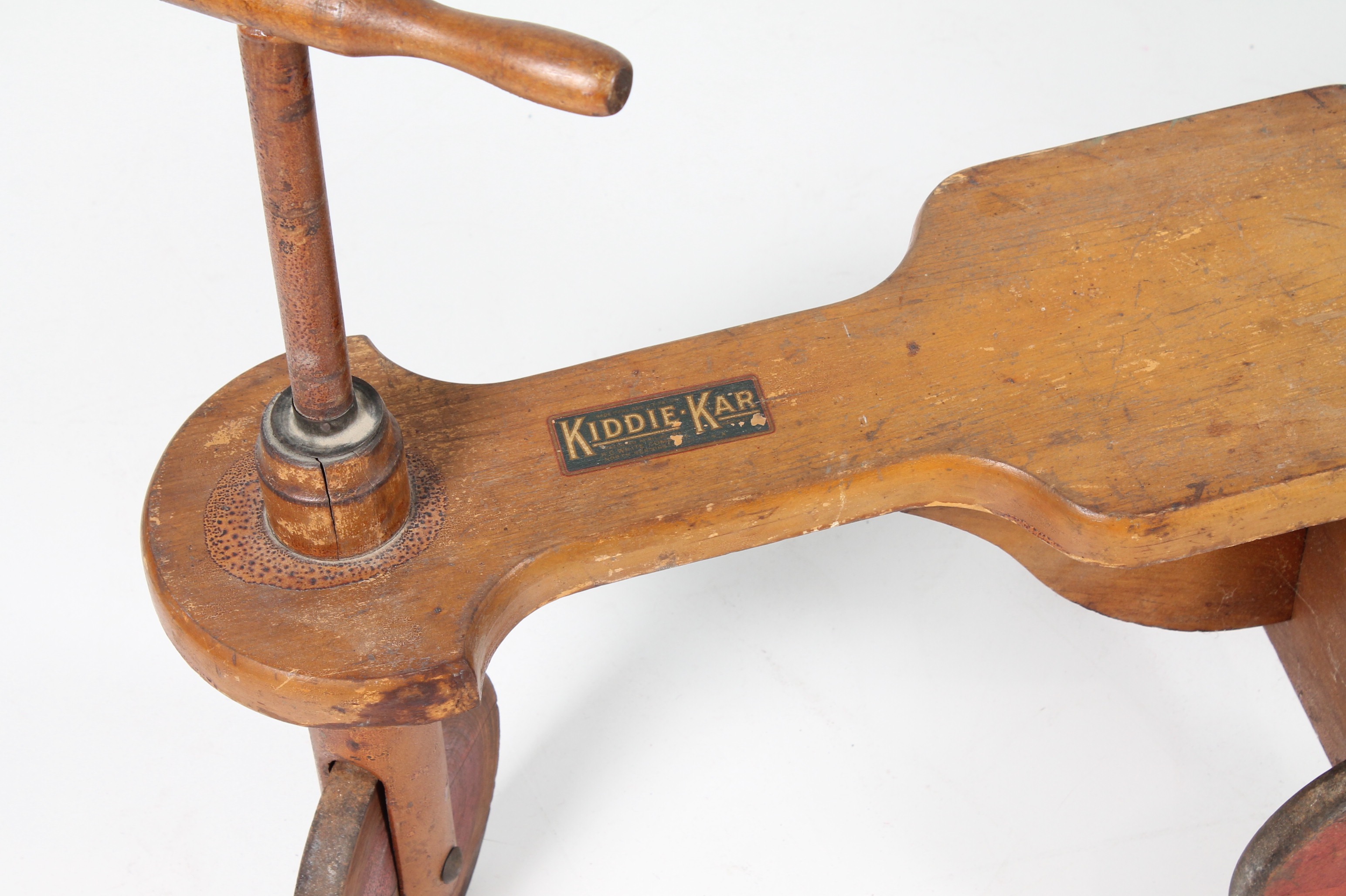 Vintage Child's Rocking Chair and "Kiddie Kar" Tricycle