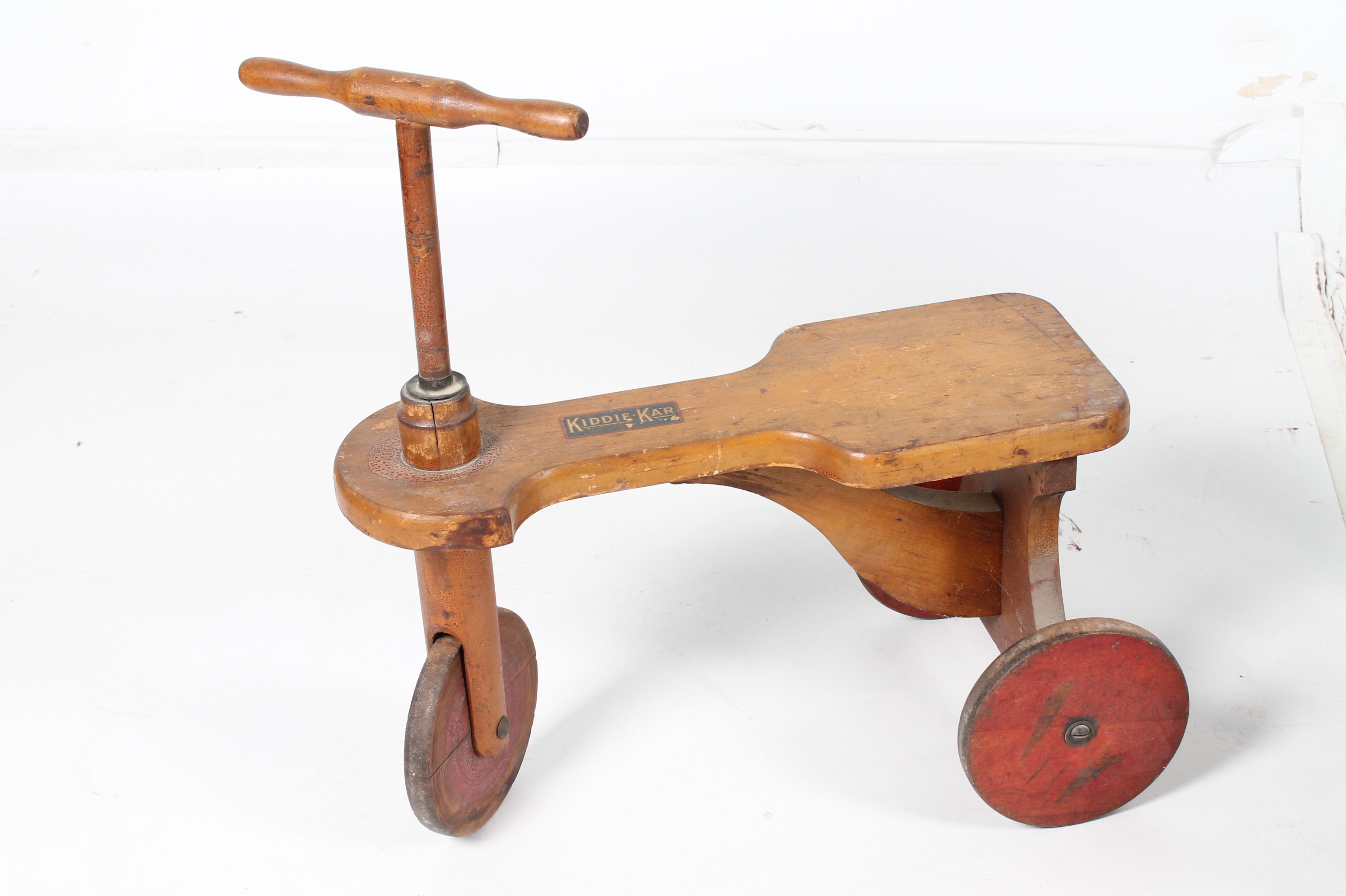 Vintage Child's Rocking Chair and "Kiddie Kar" Tricycle