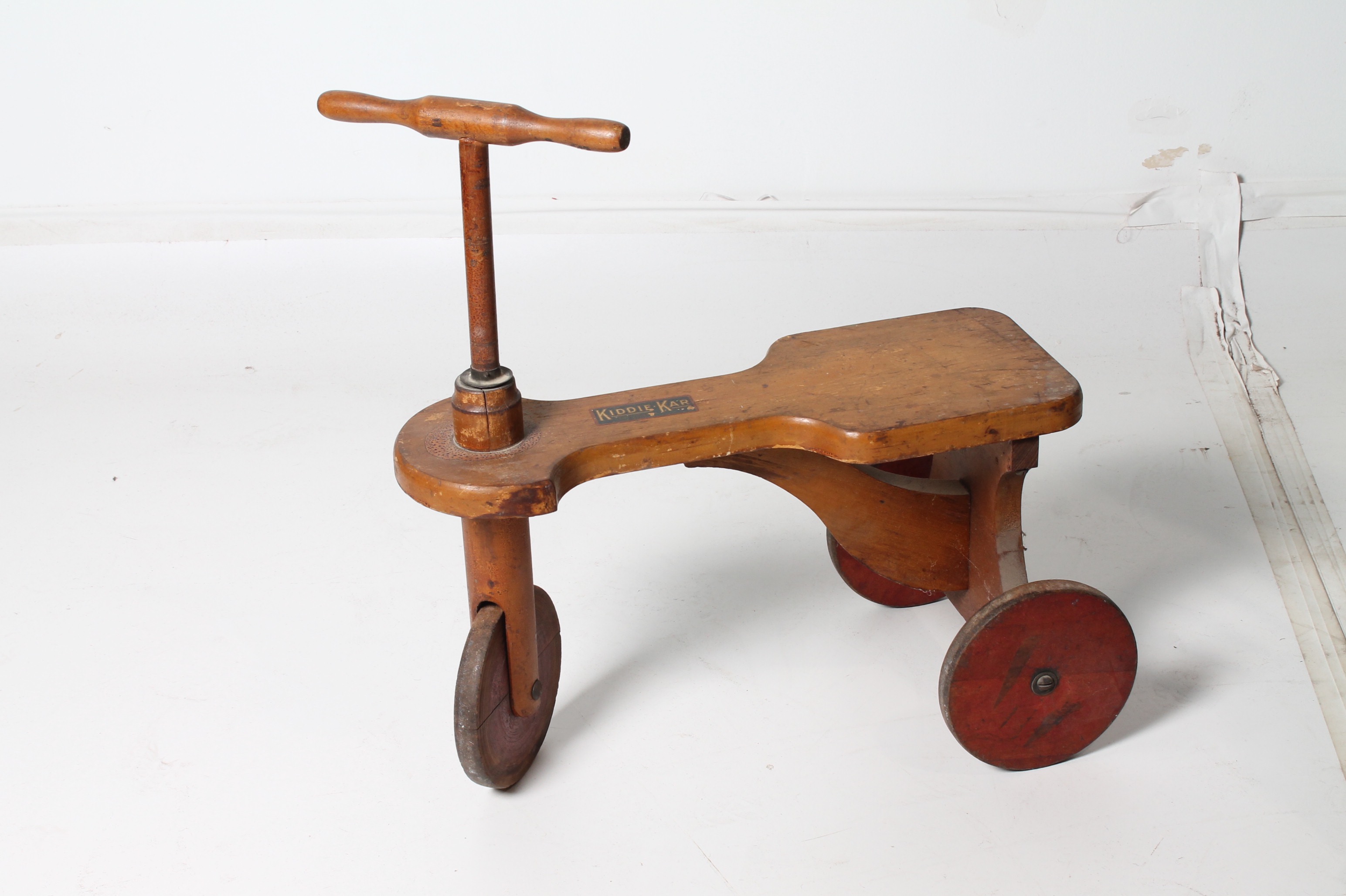 Vintage Child's Rocking Chair and "Kiddie Kar" Tricycle
