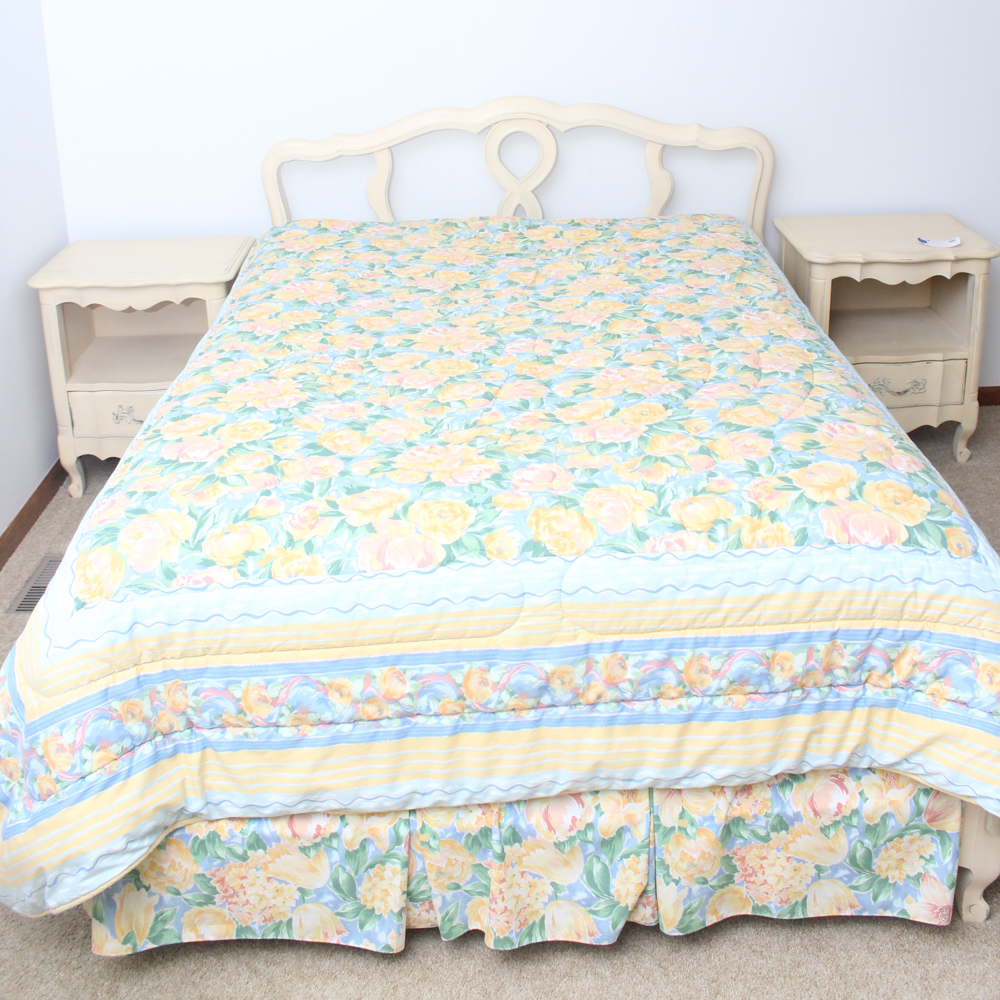 Kent Coffey "The Beaucaire" French Provincial Style Full Size Bed