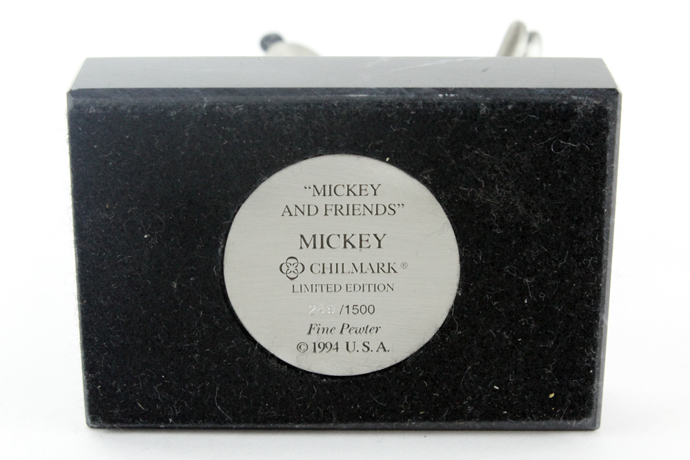 1994 Chilmark Limited Edition "Mickey" Pewter Figurine