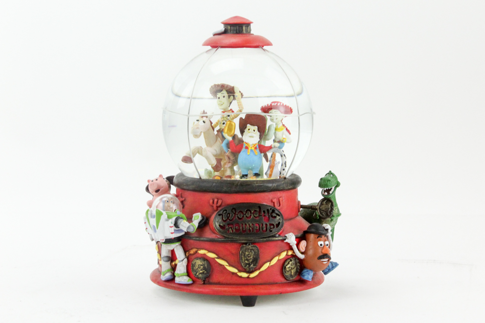 1996 Disney Woody's Roundup "You've Got A Friend In Me" Musical Snow Globe