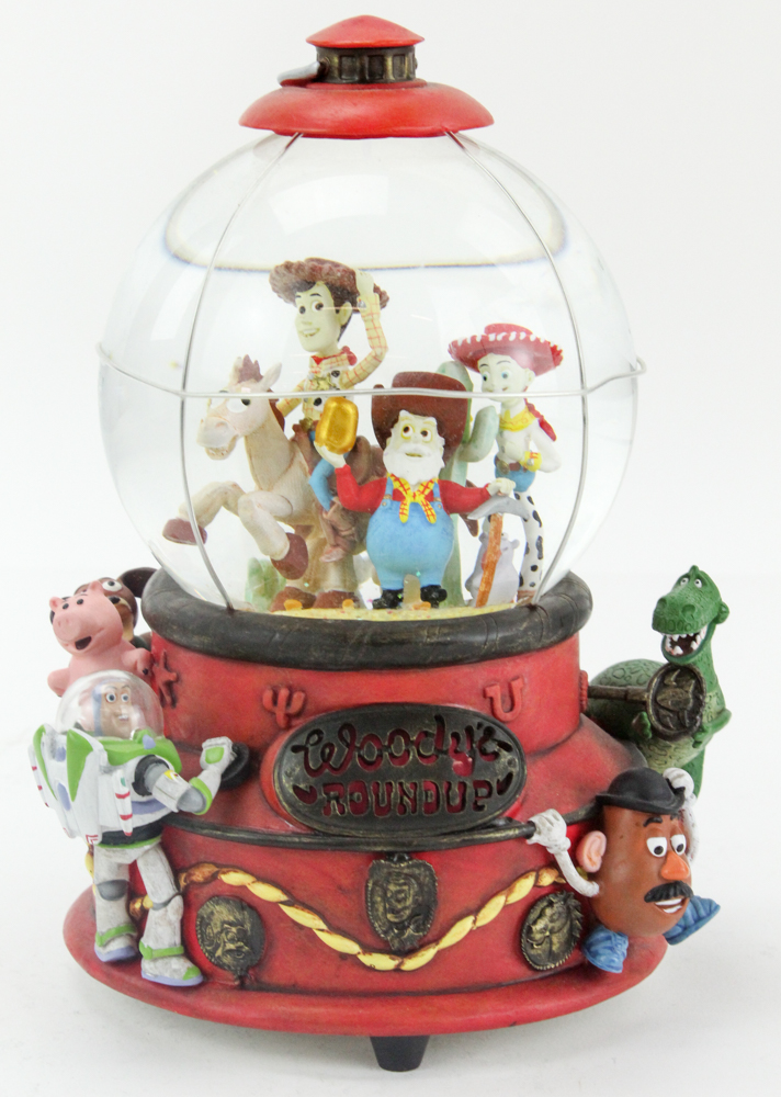 1996 Disney Woody's Roundup "You've Got A Friend In Me" Musical Snow Globe