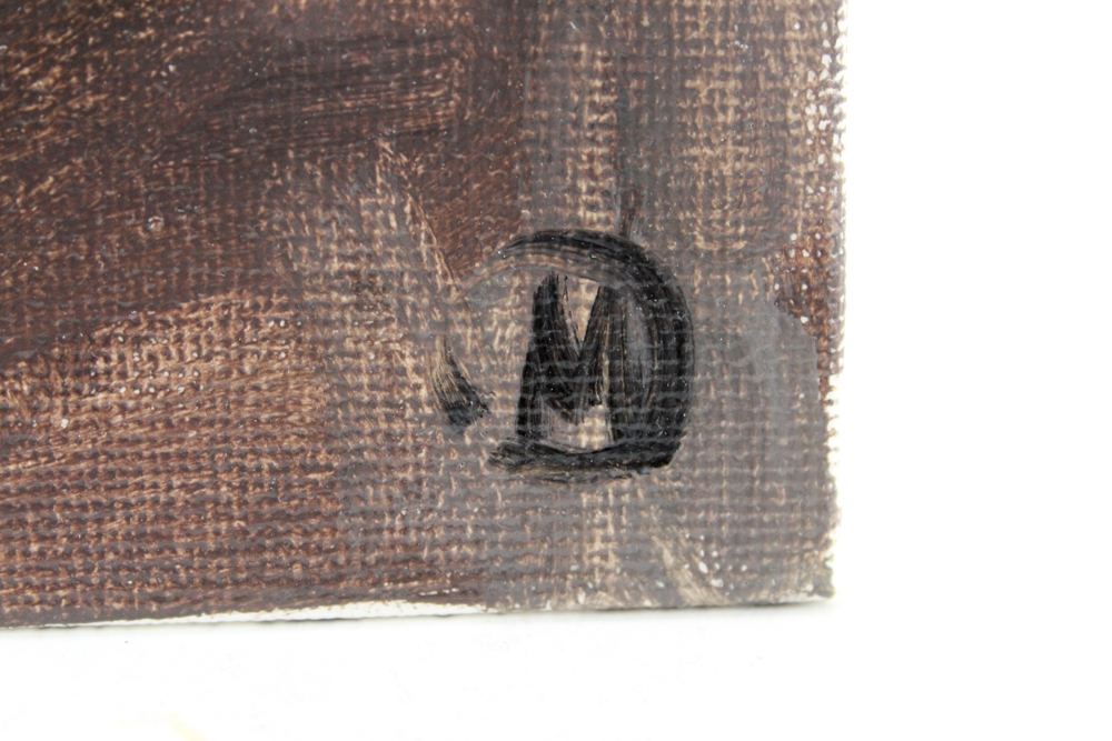 Martin Azari Oil Painting of Hamburger and Fries