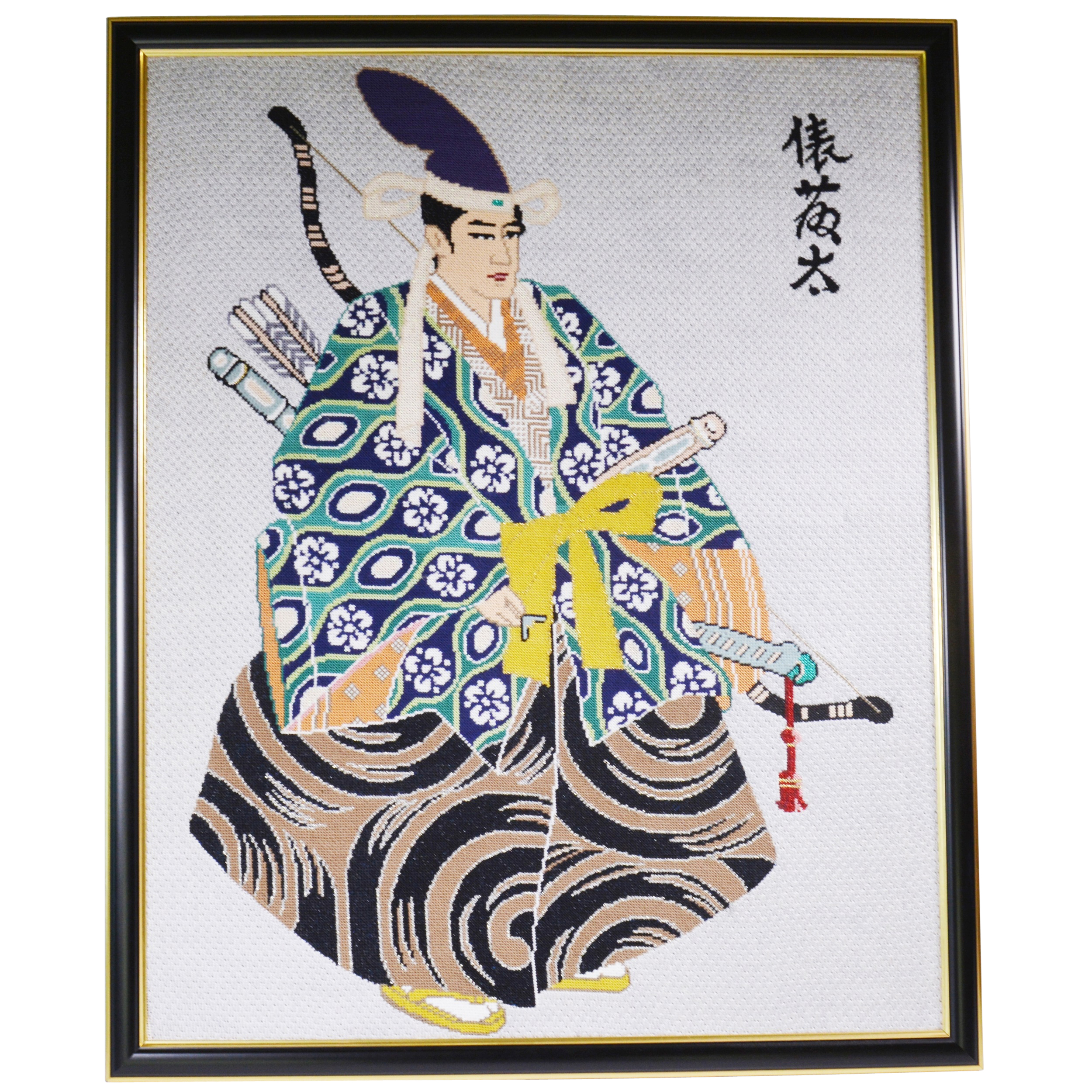 Japanese Samurai Needlepoint