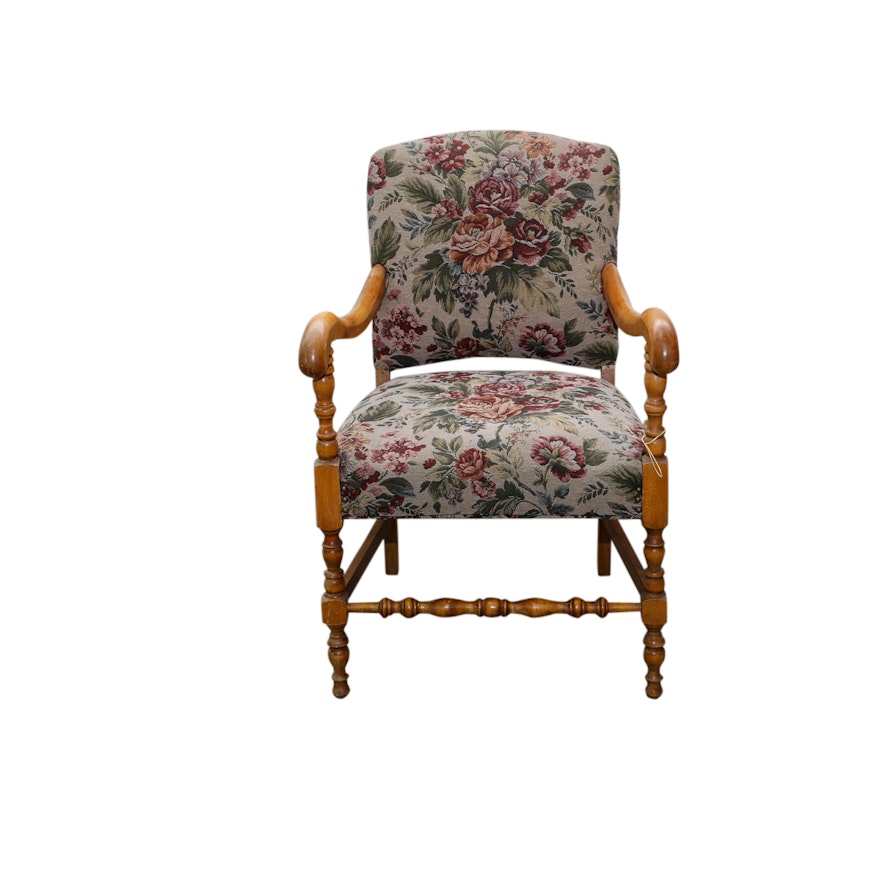 Vintage Upholstered Armchair