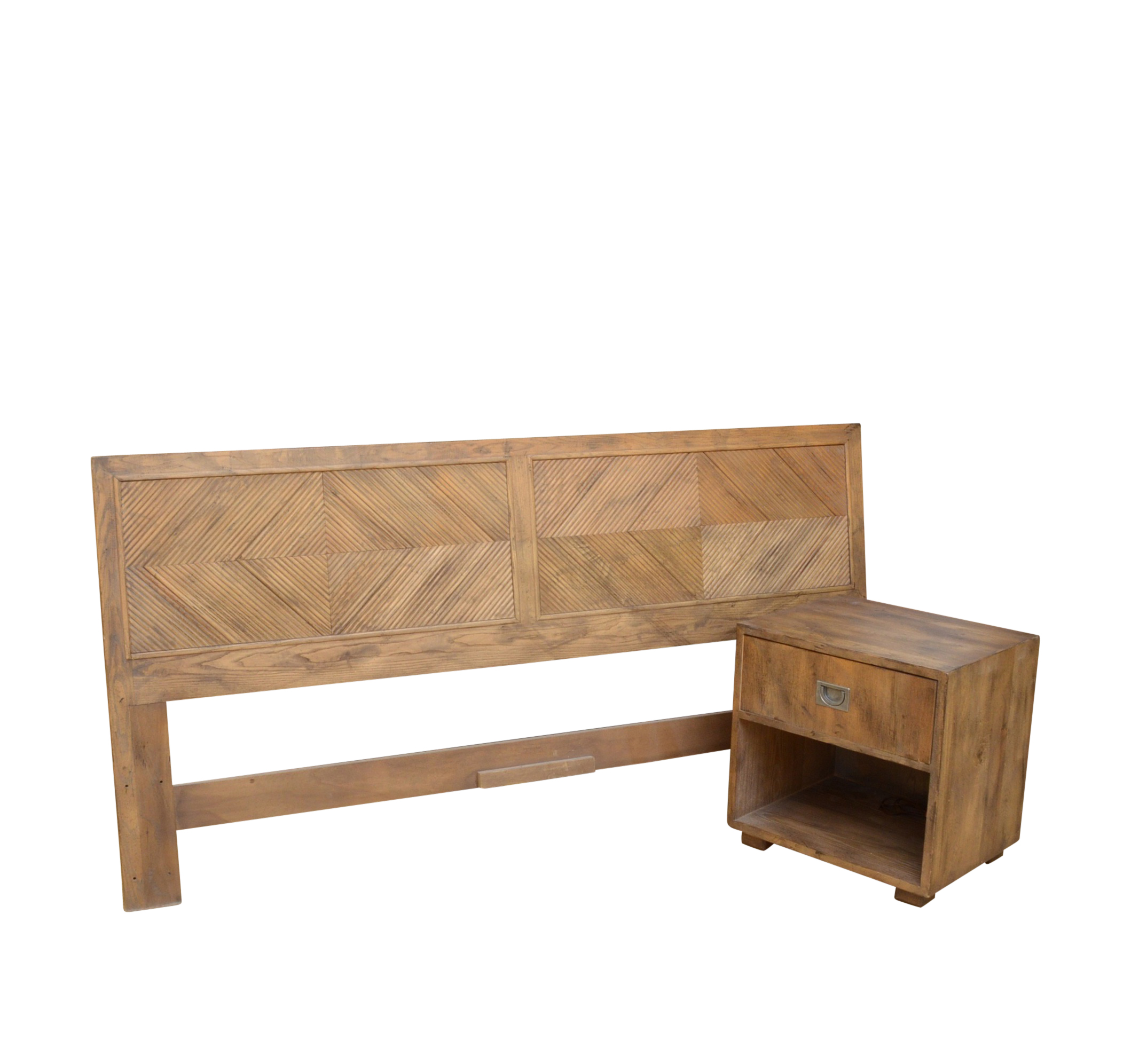 Vintage Henredon "Circa 76" Ash Bedroom Set