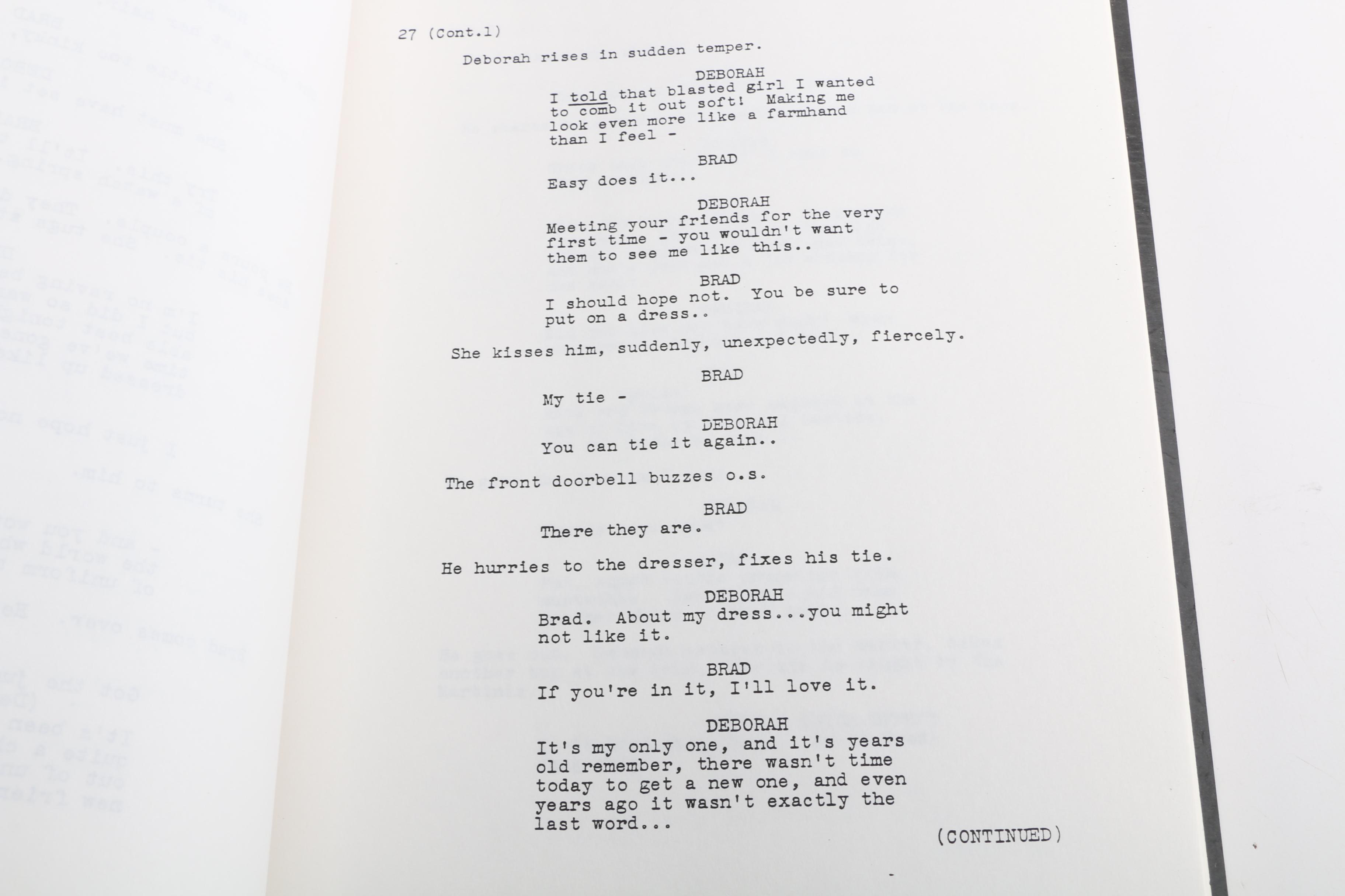 "A Letter to Three Wives" Screenplay by Joseph L. Mankiewicz and Vera Caspary
