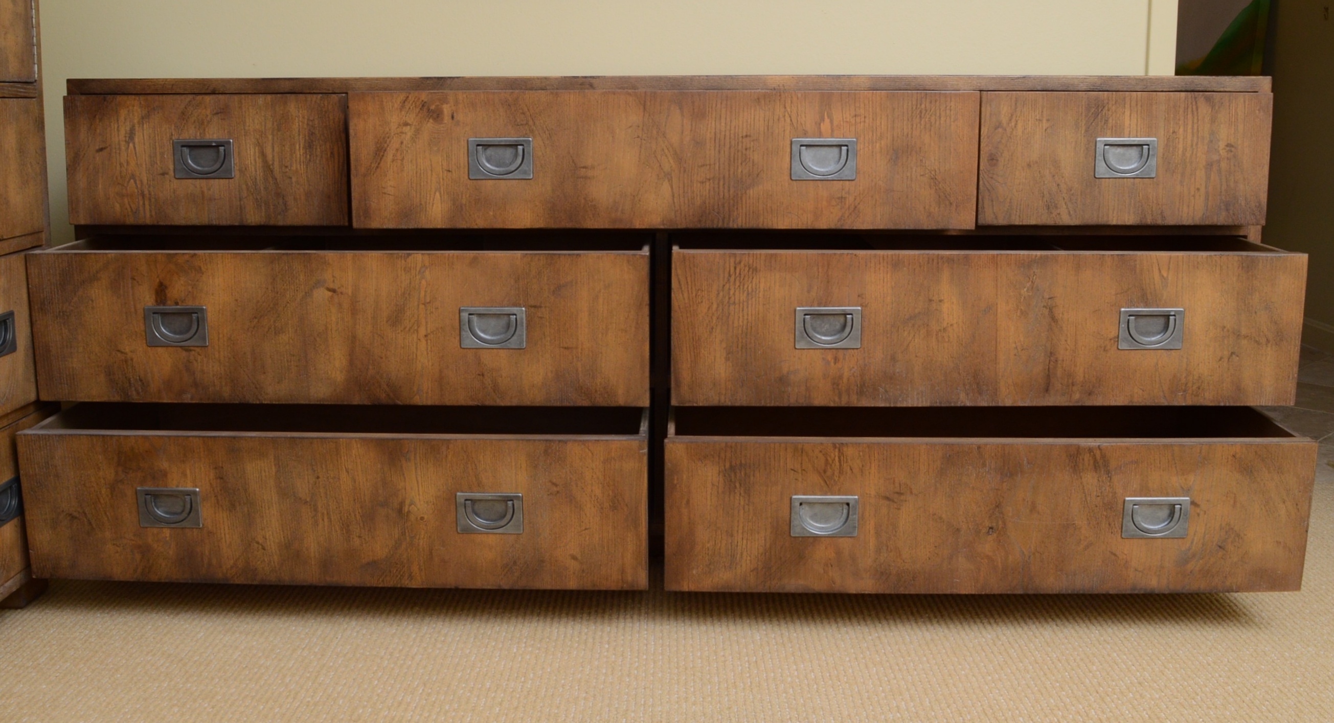 Vintage Henredon "Circa 76" Ash Bedroom Set