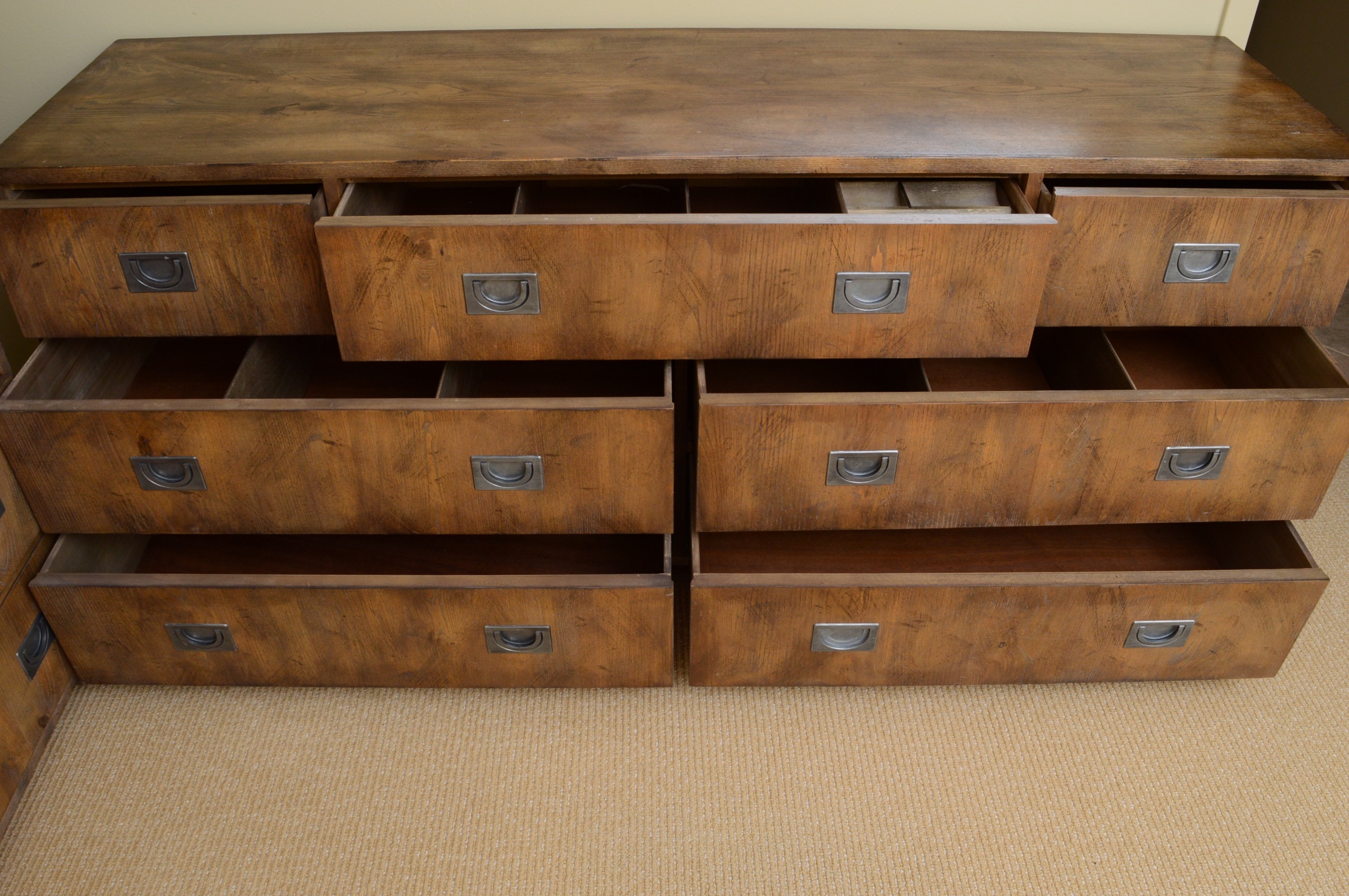 Vintage Henredon "Circa 76" Ash Bedroom Set