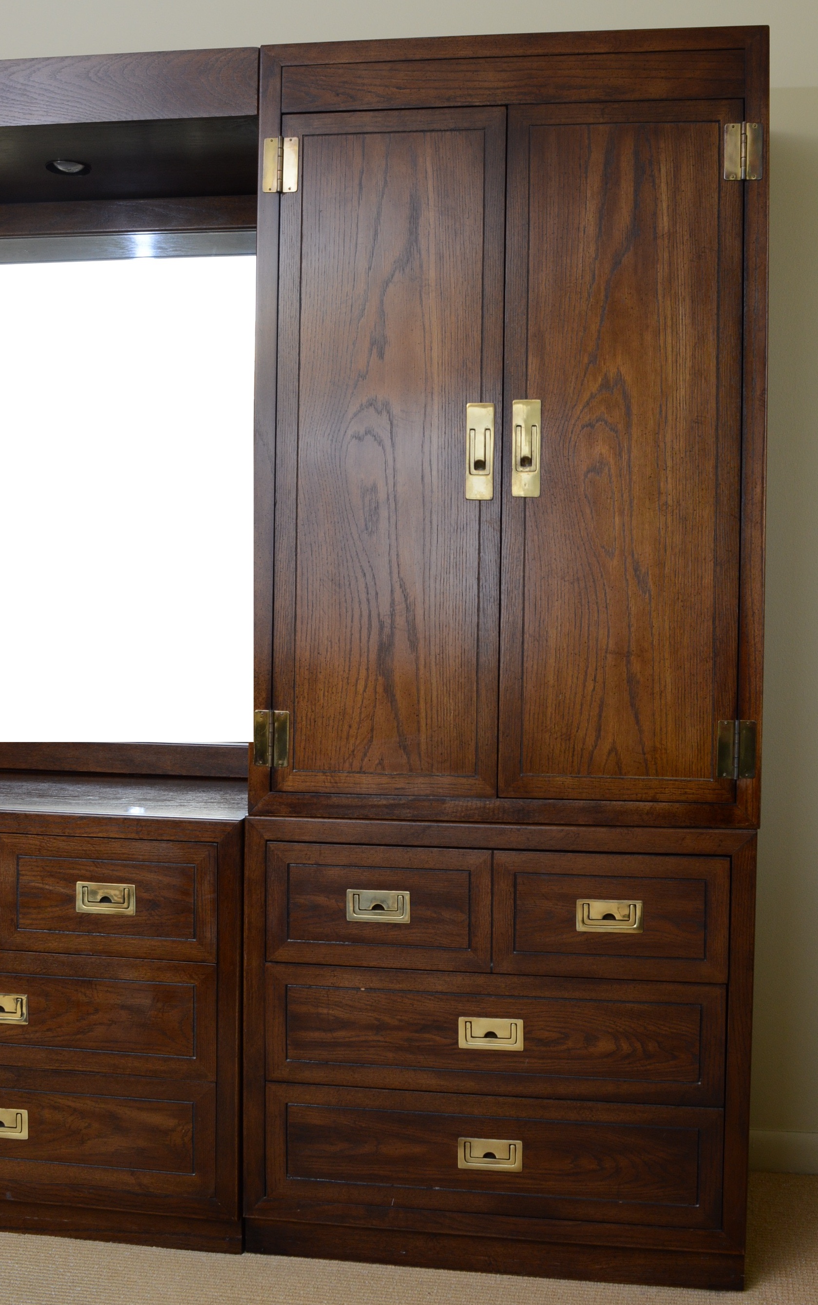 Large Dixie Act II Vintage Bedroom Wall Unit