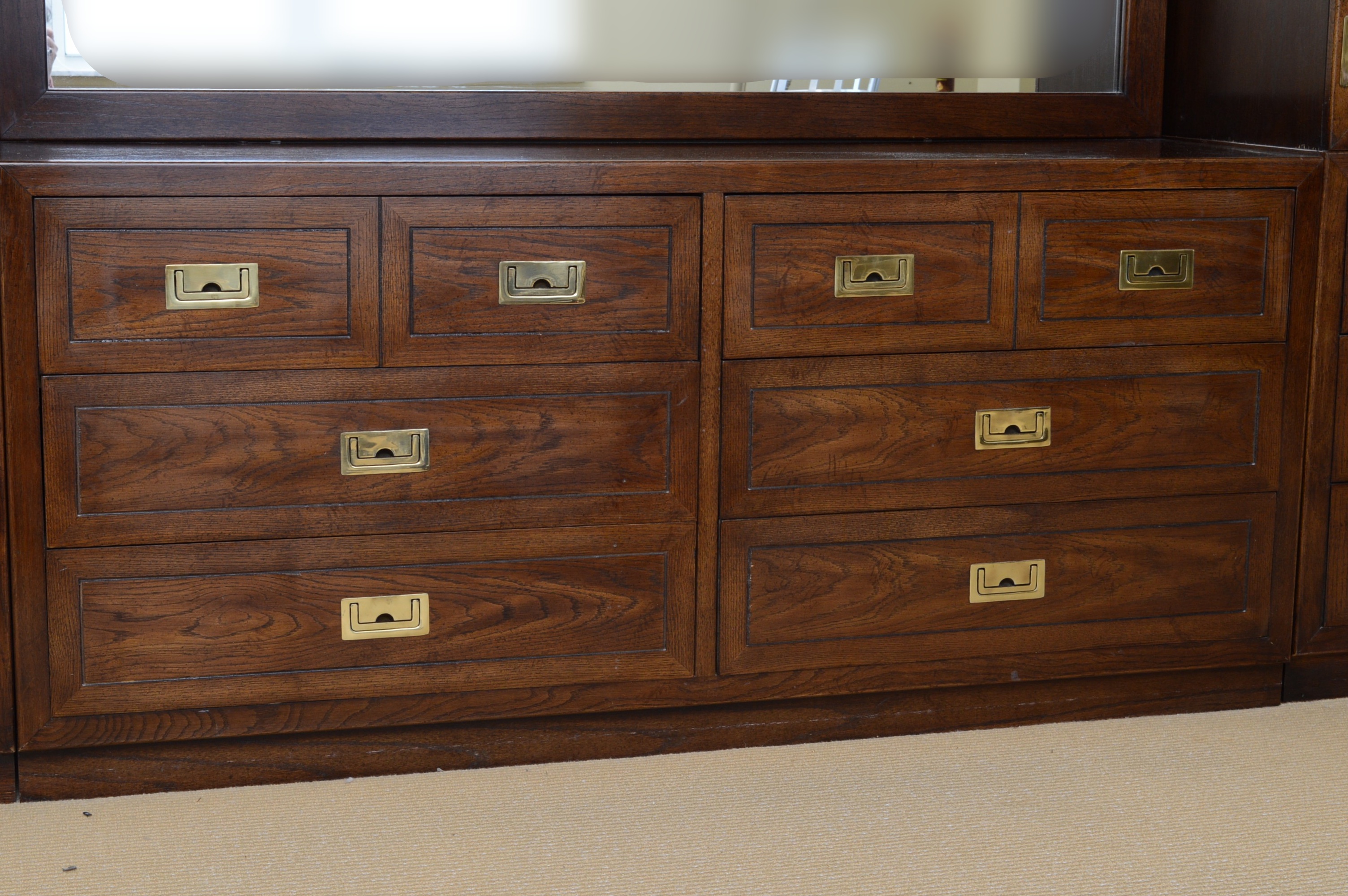 Large Dixie Act II Vintage Bedroom Wall Unit