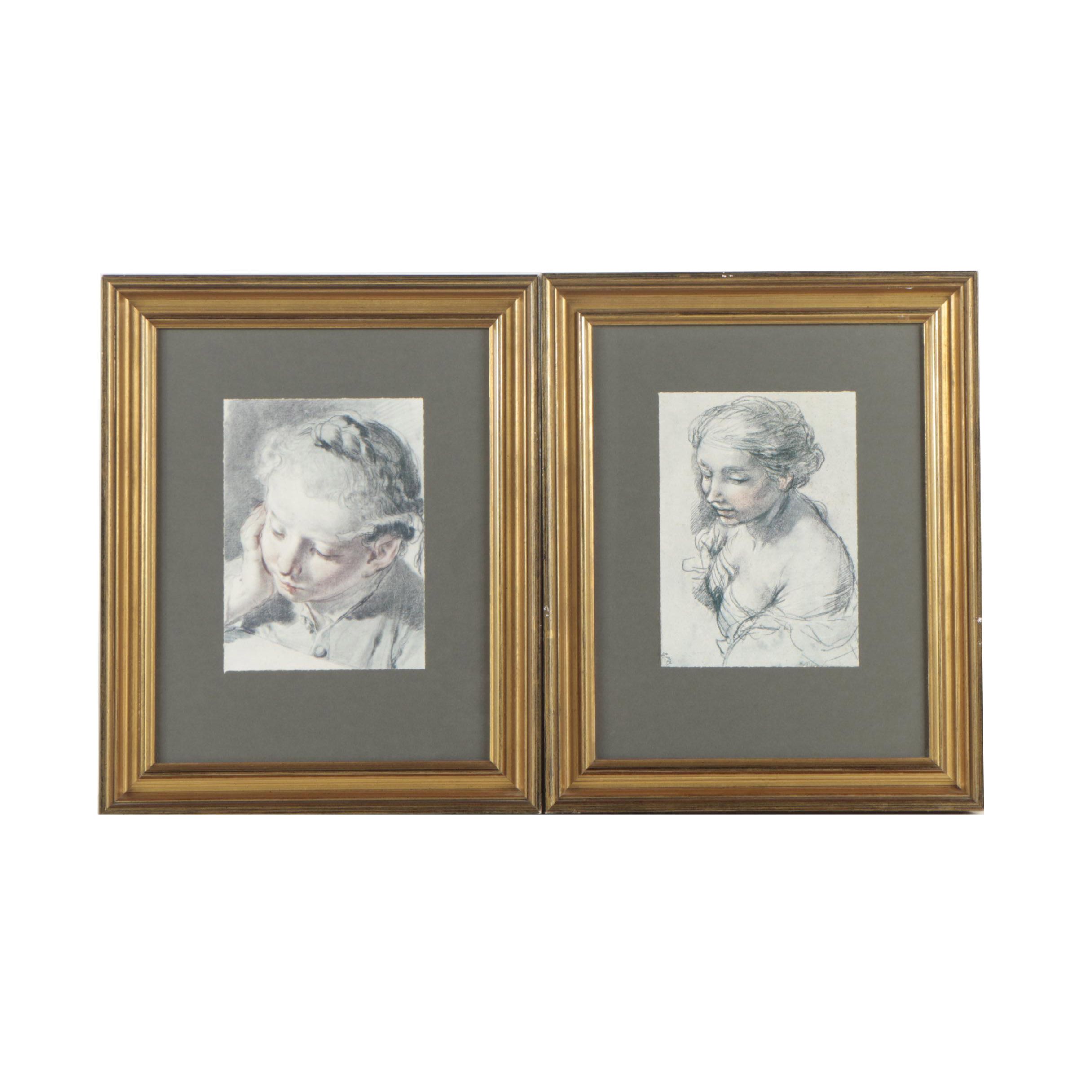 Offset Lithographs After Old Master Drawings