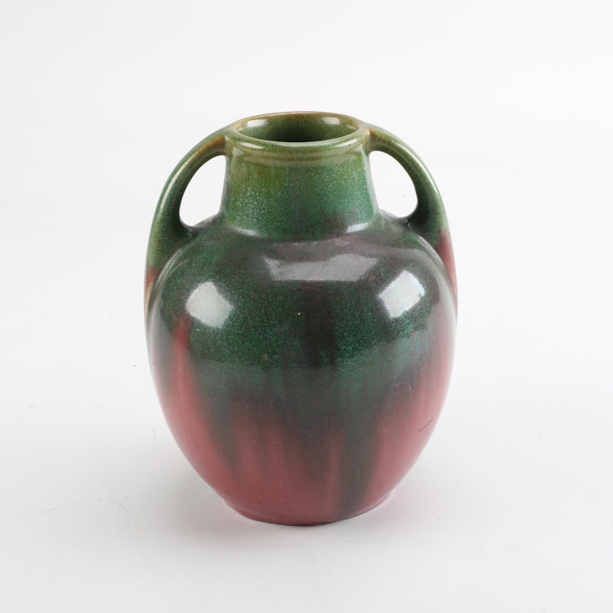 Fulper Pottery Double Handled Vase