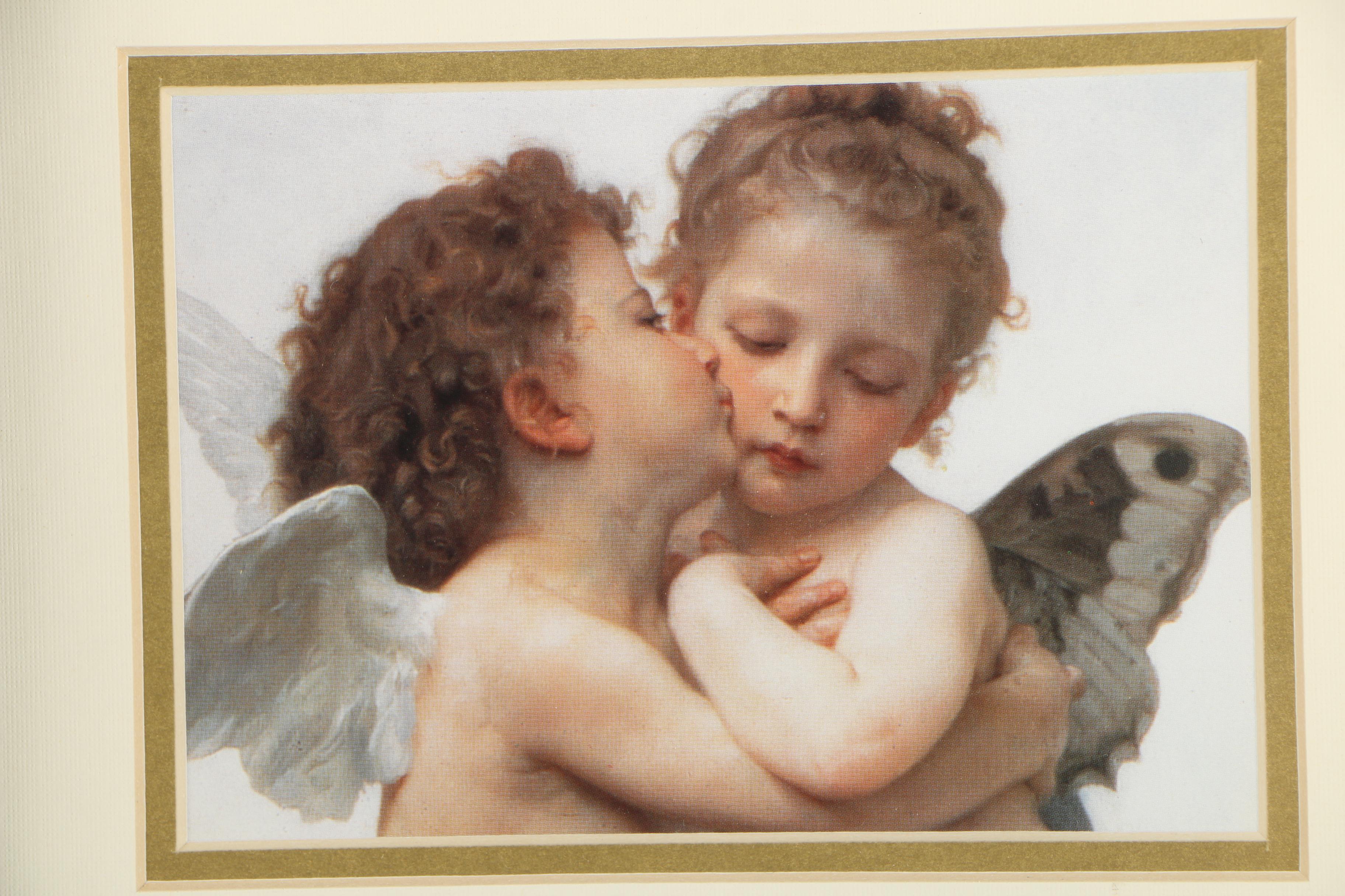 Offset Lithographs of Angels After Raphael, Bouguereau, and Fiorentino