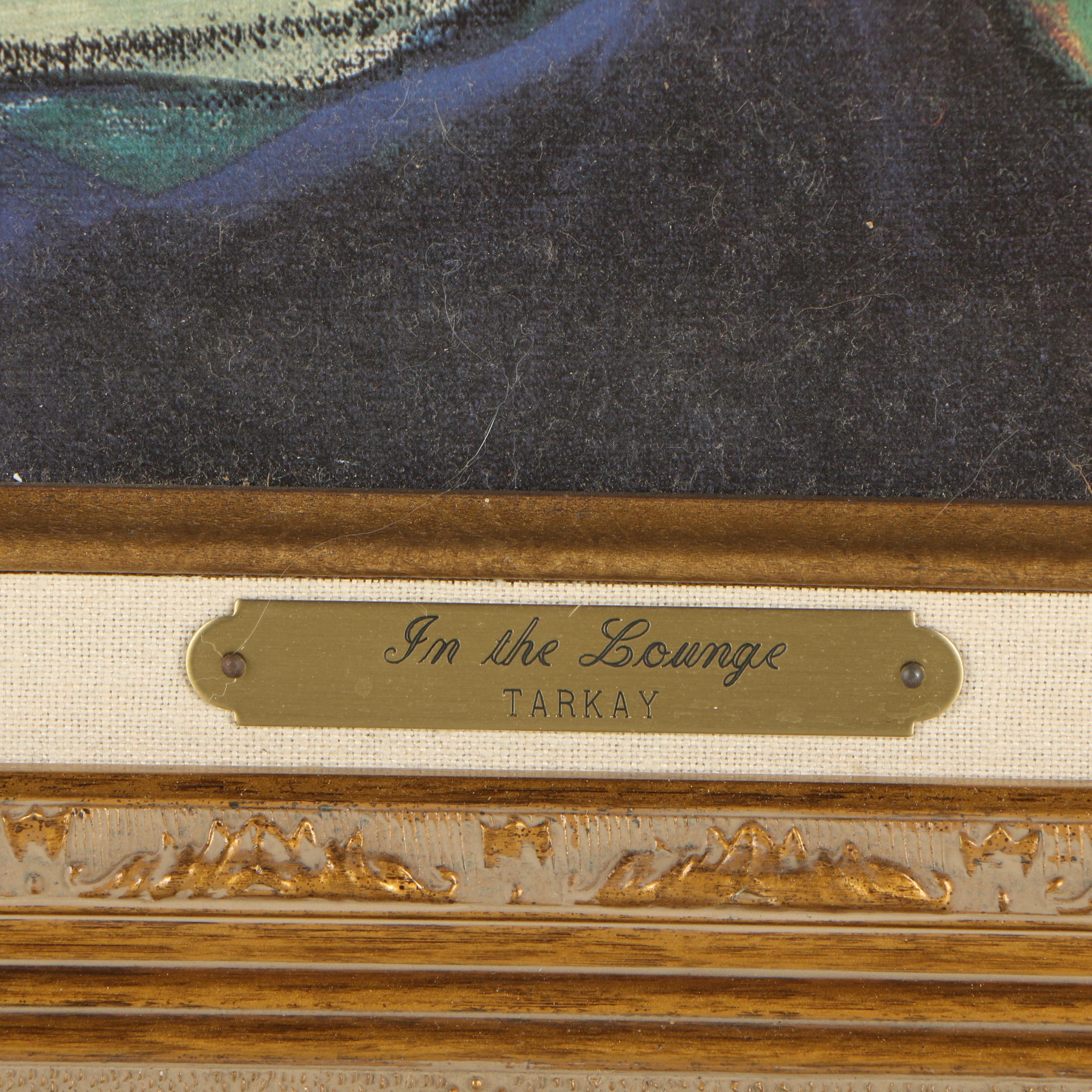 Offset Lithograph After Itzchak Tarkay "In the Lounge"