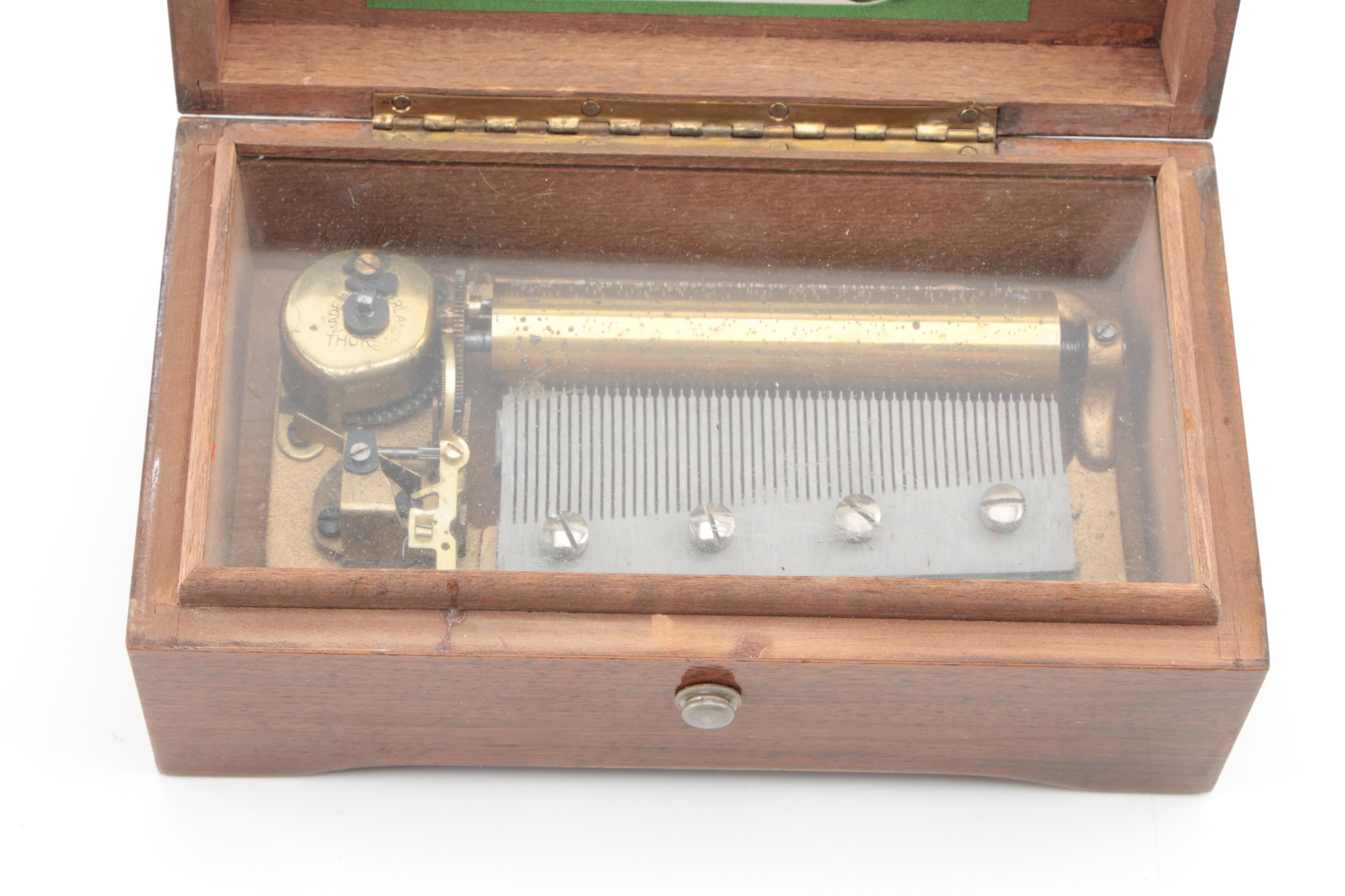 Vintage Swiss Thorens Cylinder Music Box