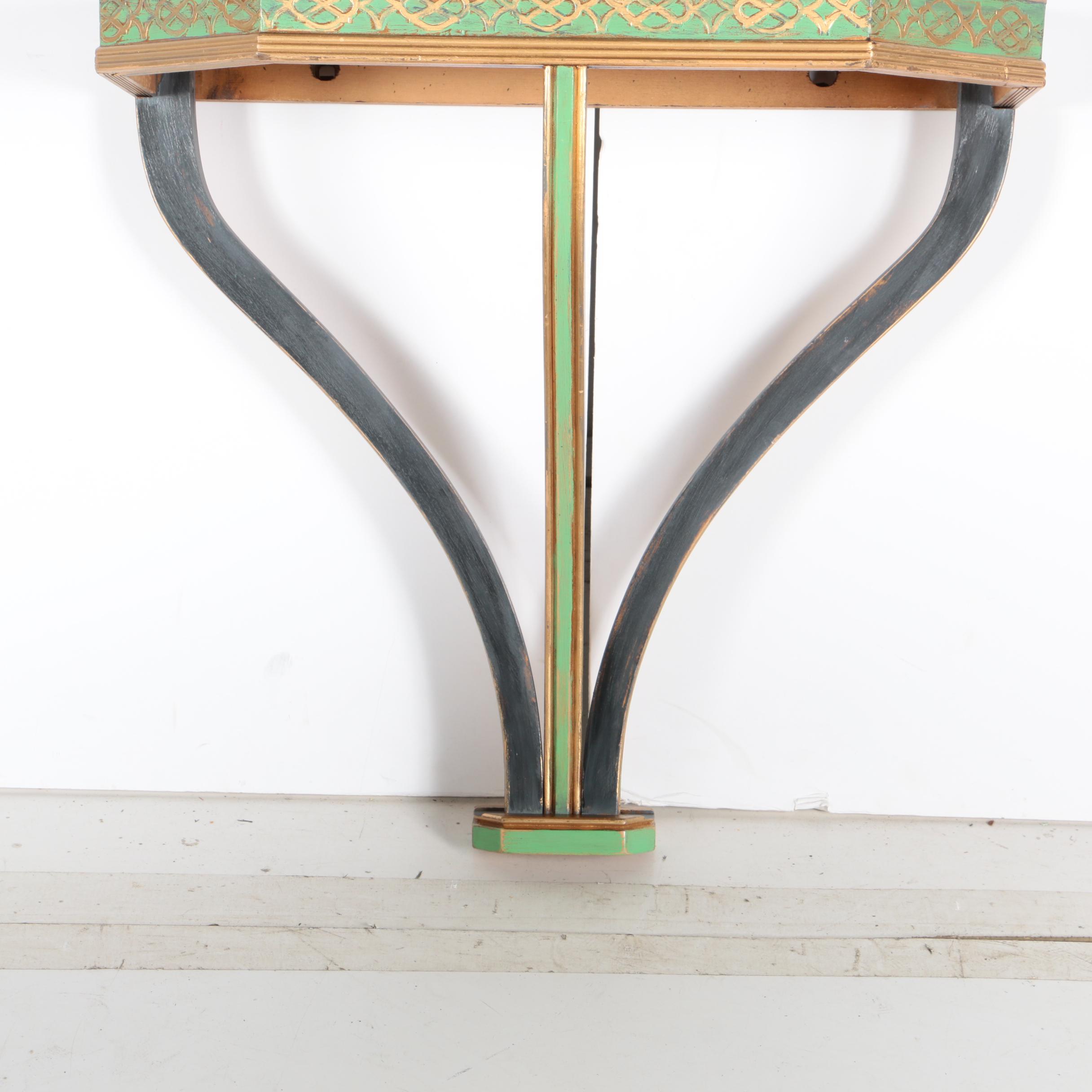 Neoclassical Style Decorative Accent Shelf