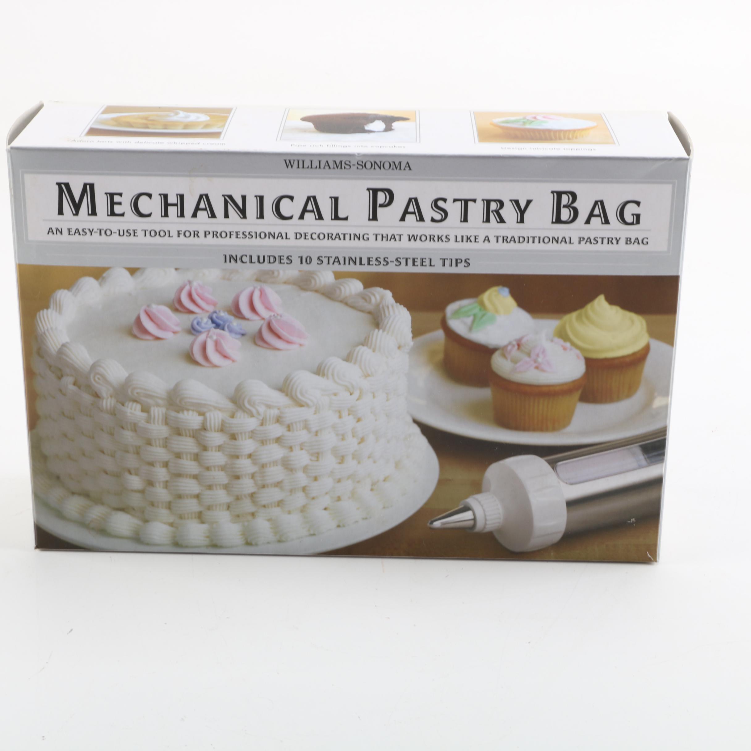 Williams-Sonoma Mechanical Pastry Bag Decorating Kit With Variety of Tips
