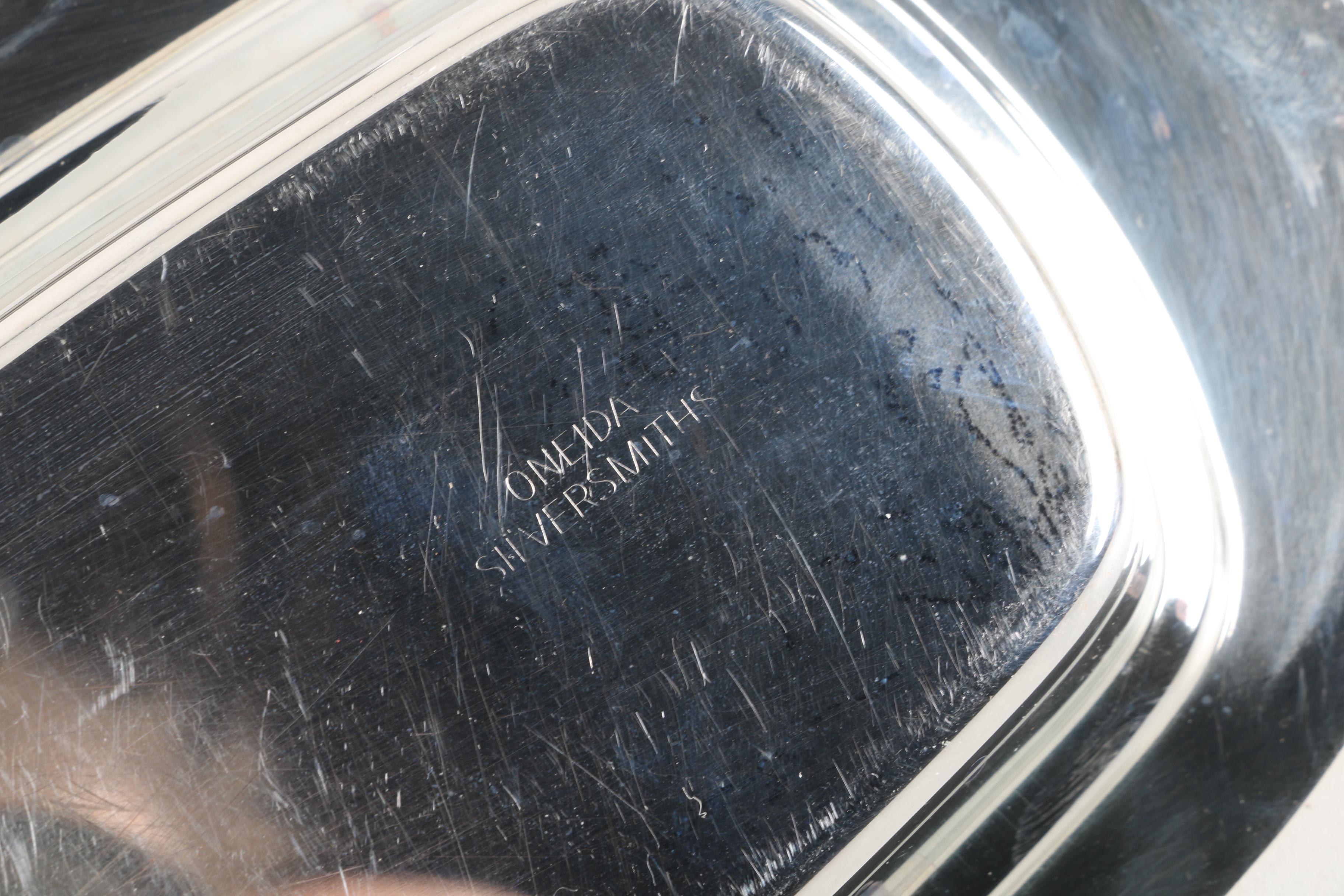 1949 Reed & Barton Silver Plate Coffee Pot and Other Silver Plate Serveware