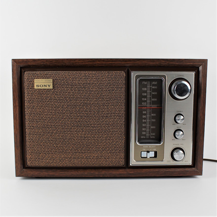 Vintage Sony Fidelity Sound Radio