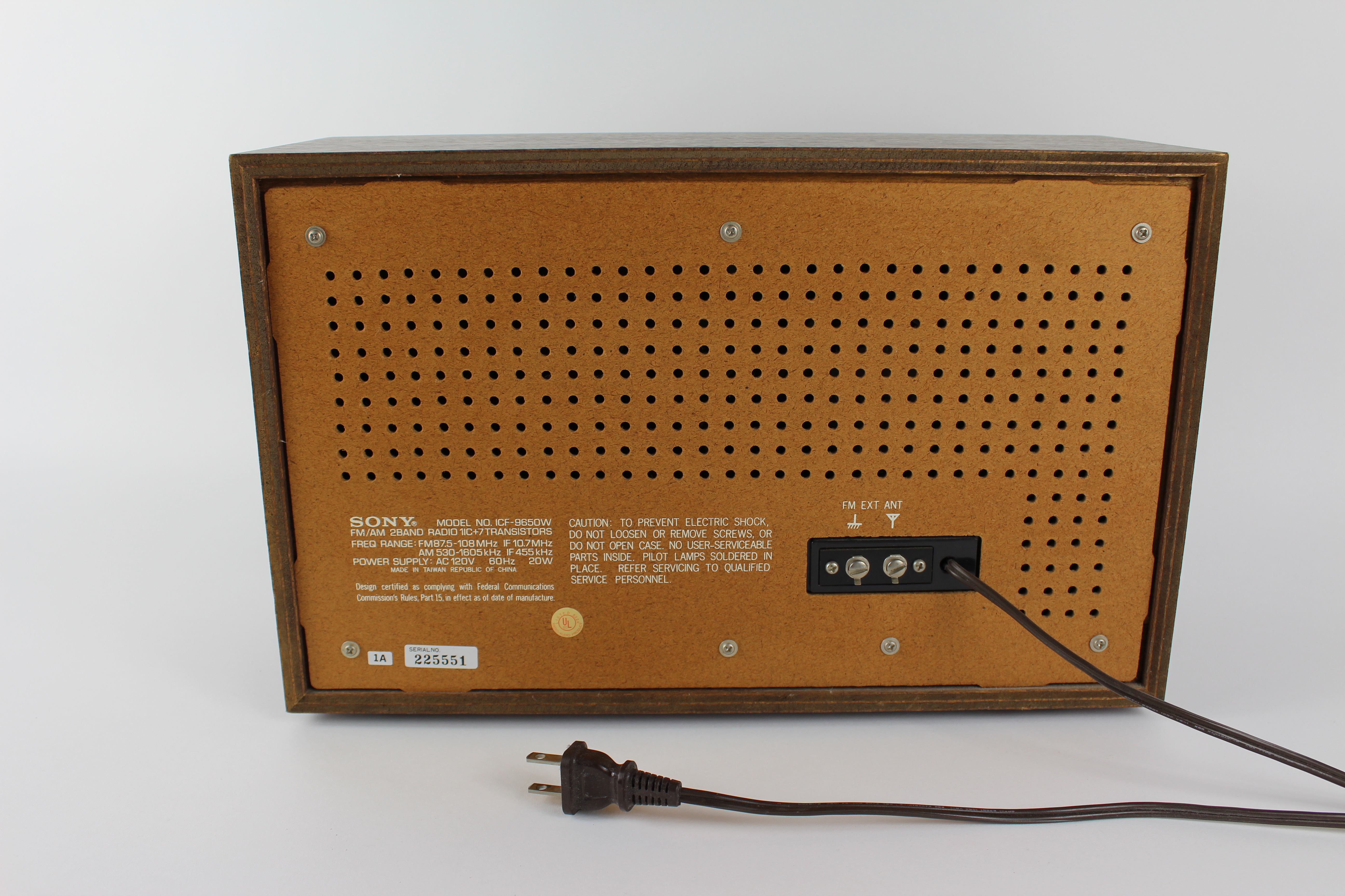 Vintage Sony Fidelity Sound Radio