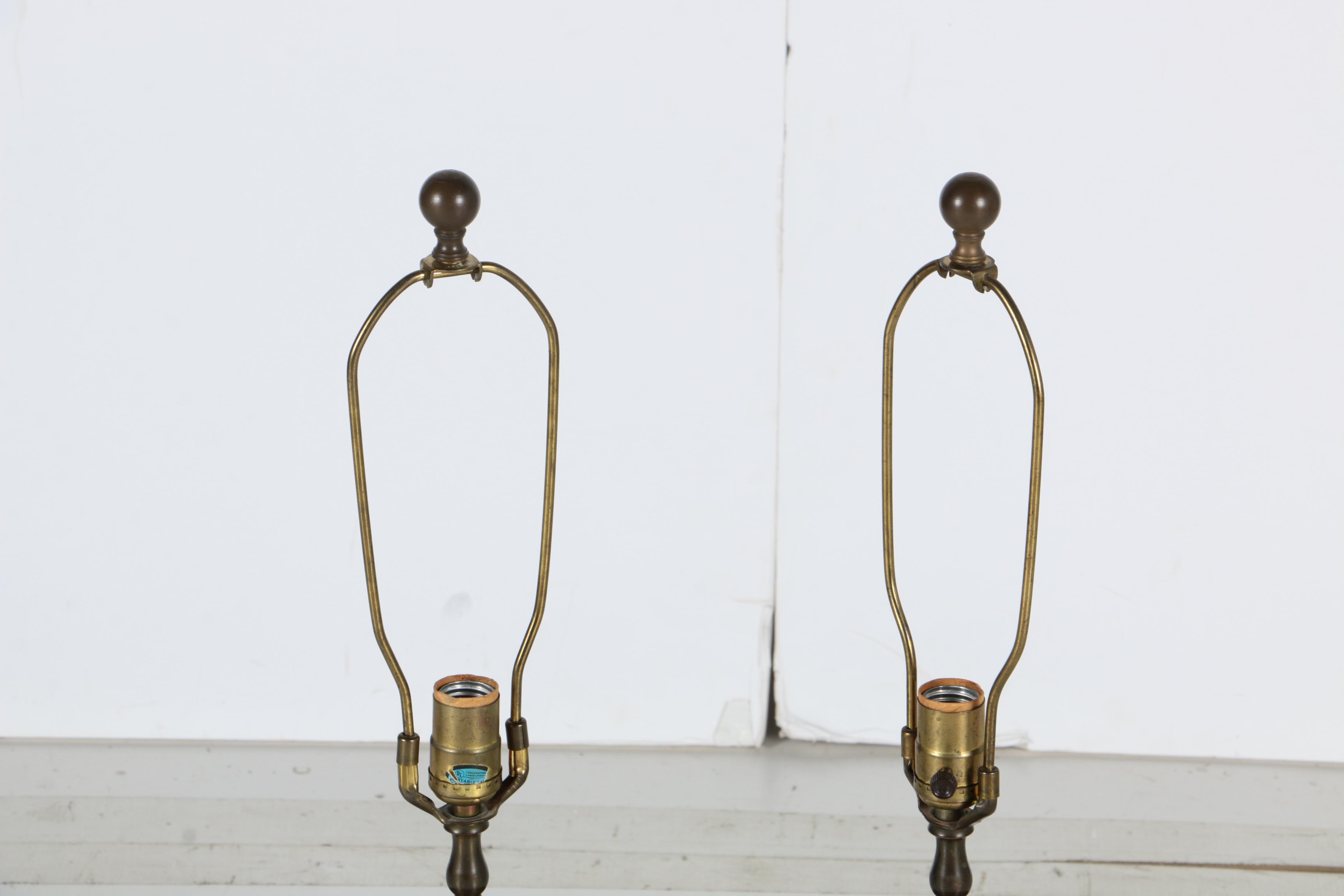 Embossed Chinese Inspired Porcelain Table Lamps