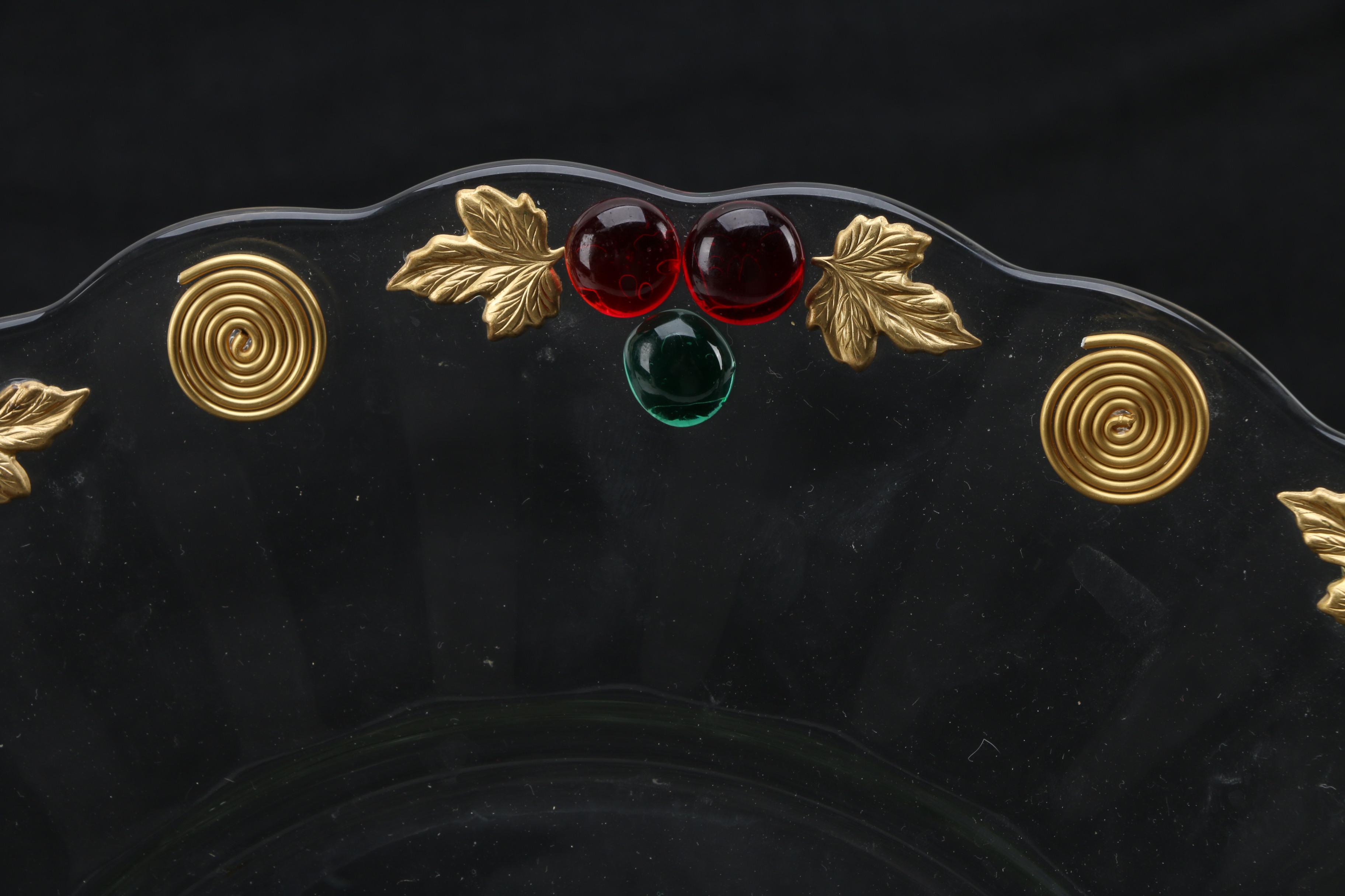 Dary Rees Hand Crafted Glass Plate