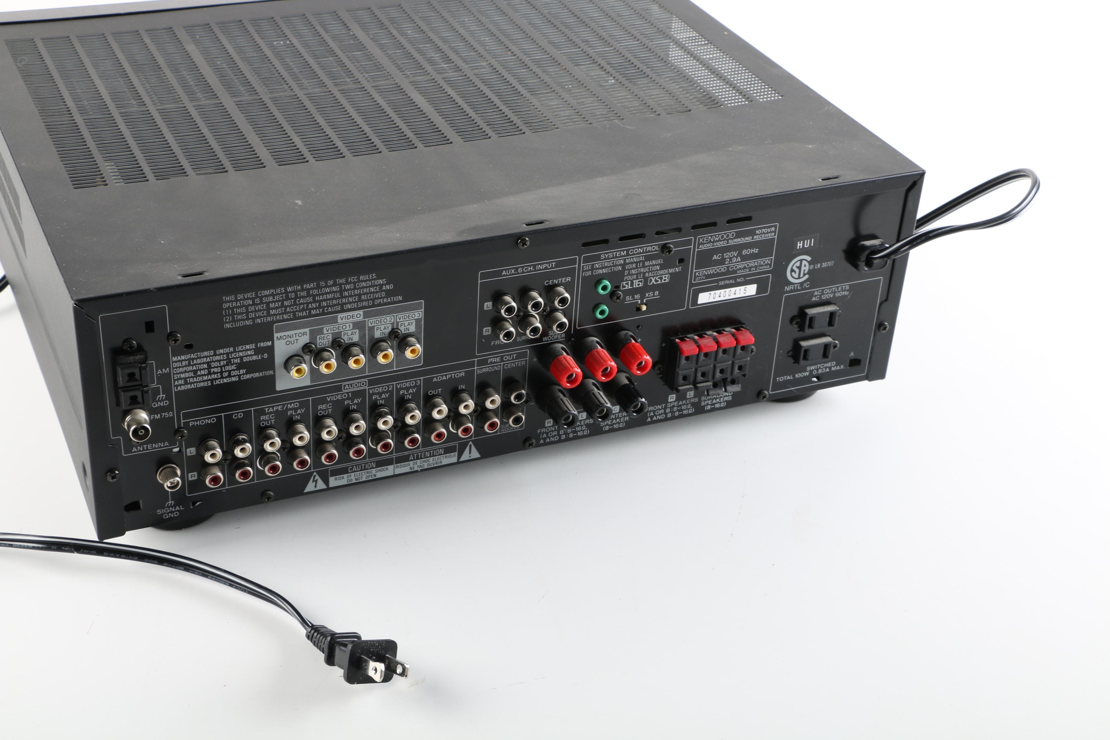 Kenwood Audio-Video Surround Receiver